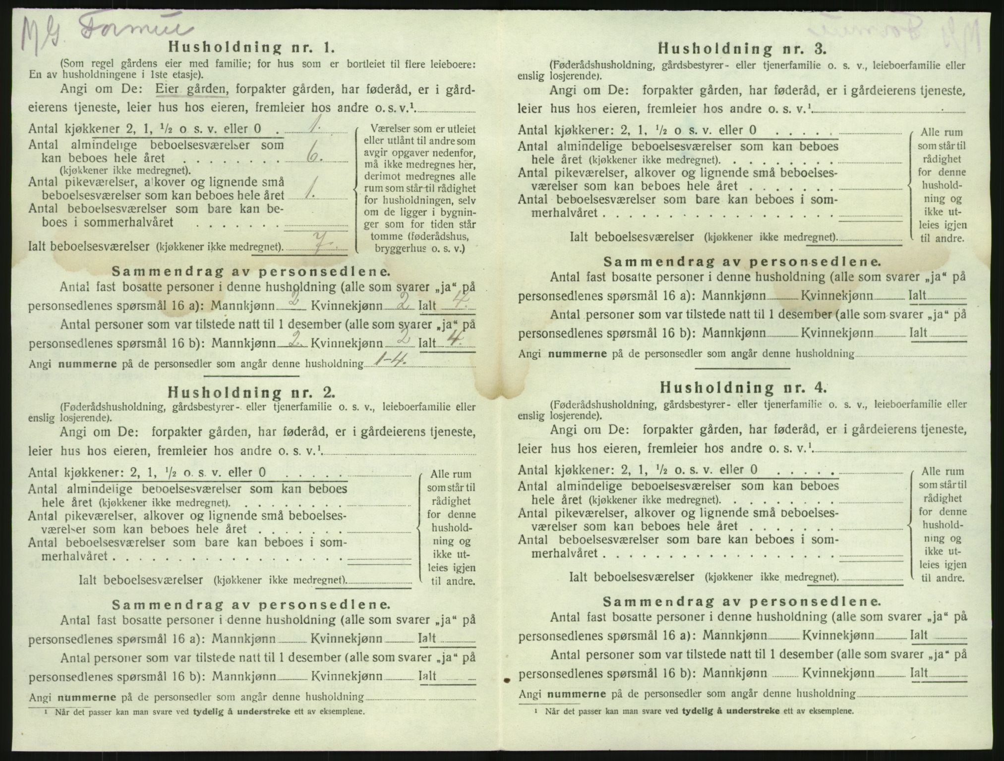 SAKO, 1920 census for Brunlanes, 1920, p. 472