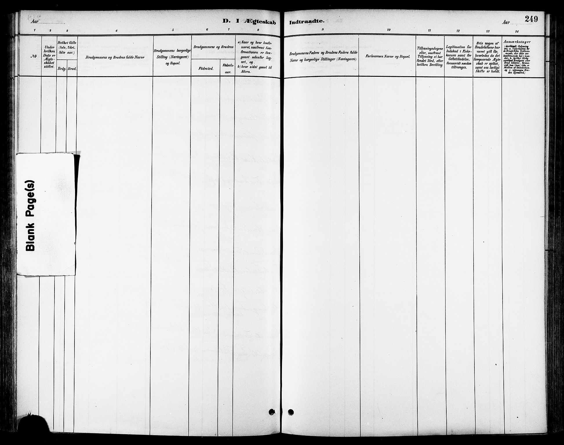 Ministerialprotokoller, klokkerbøker og fødselsregistre - Sør-Trøndelag, SAT/A-1456/678/L0901: Parish register (official) no. 678A10, 1881-1894, p. 249