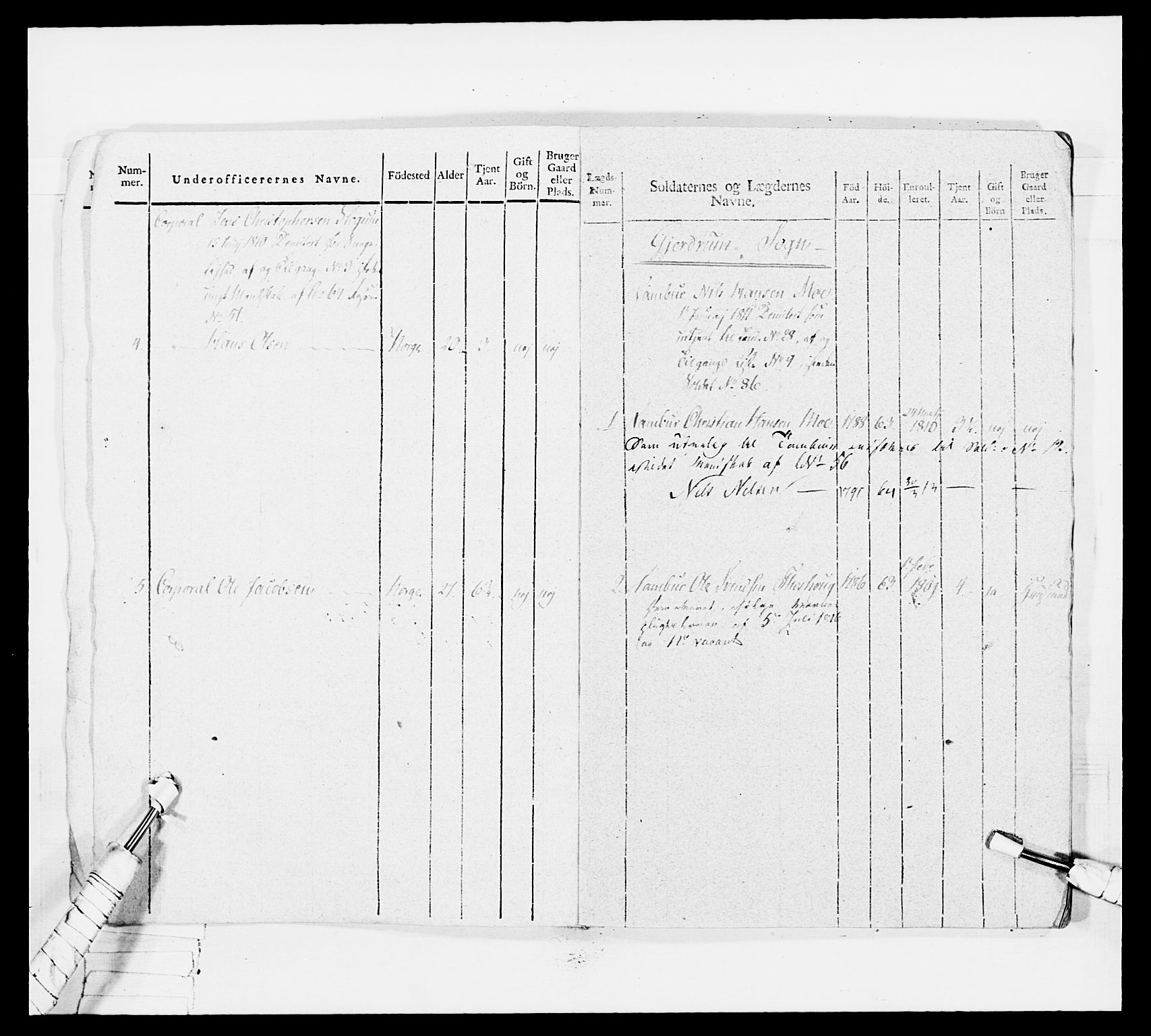 Generalitets- og kommissariatskollegiet, Det kongelige norske kommissariatskollegium, AV/RA-EA-5420/E/Eh/L0035: Nordafjelske gevorbne infanteriregiment, 1812-1813, p. 30