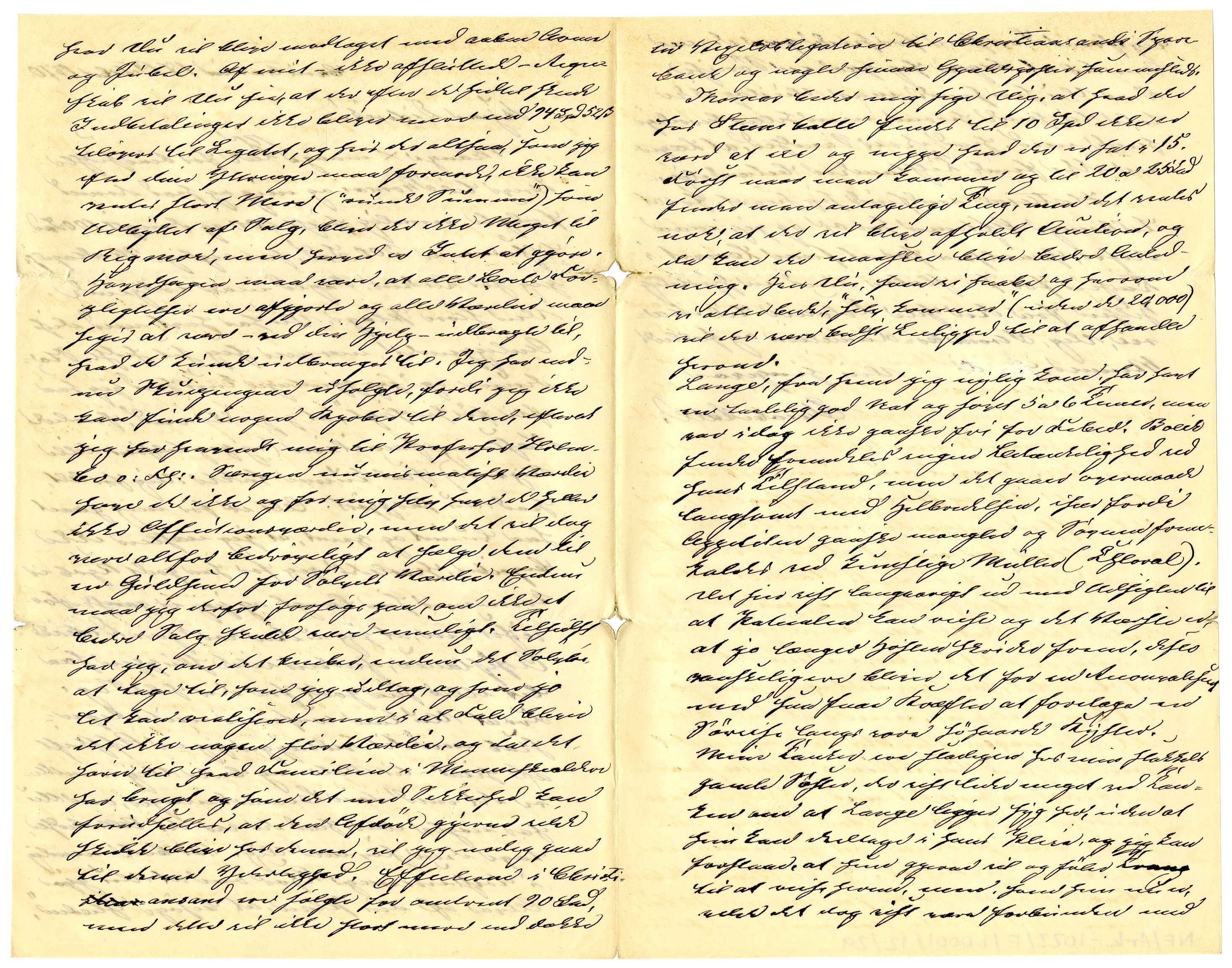 Diderik Maria Aalls brevsamling, NF/Ark-1023/F/L0001: D.M. Aalls brevsamling. A - B, 1738-1889, p. 150