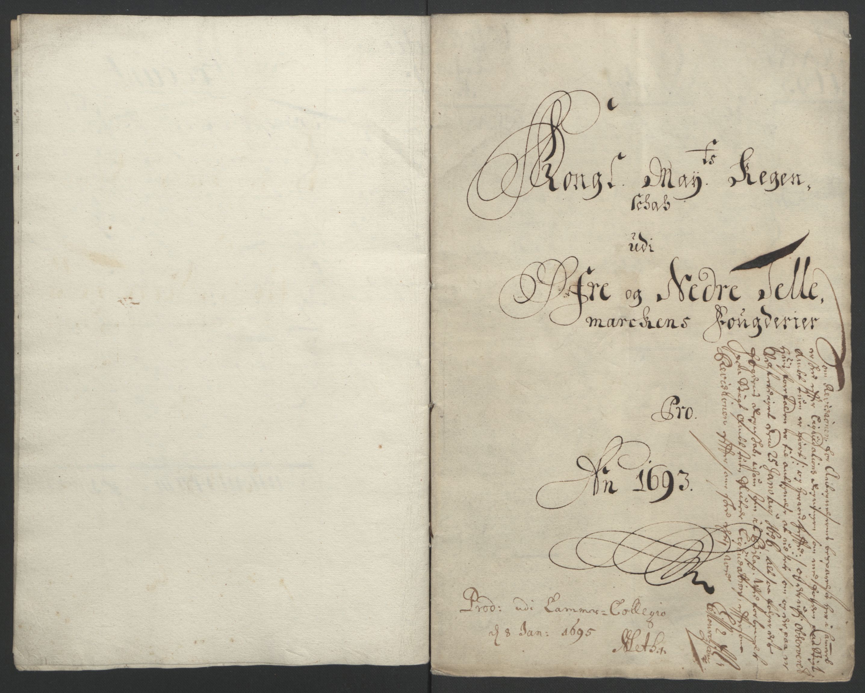 Rentekammeret inntil 1814, Reviderte regnskaper, Fogderegnskap, AV/RA-EA-4092/R35/L2091: Fogderegnskap Øvre og Nedre Telemark, 1690-1693, p. 247