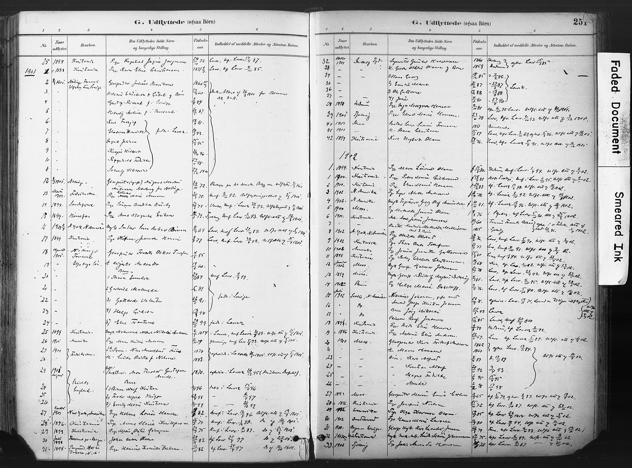 Larvik kirkebøker, SAKO/A-352/F/Fa/L0010: Parish register (official) no. I 10, 1884-1910, p. 251