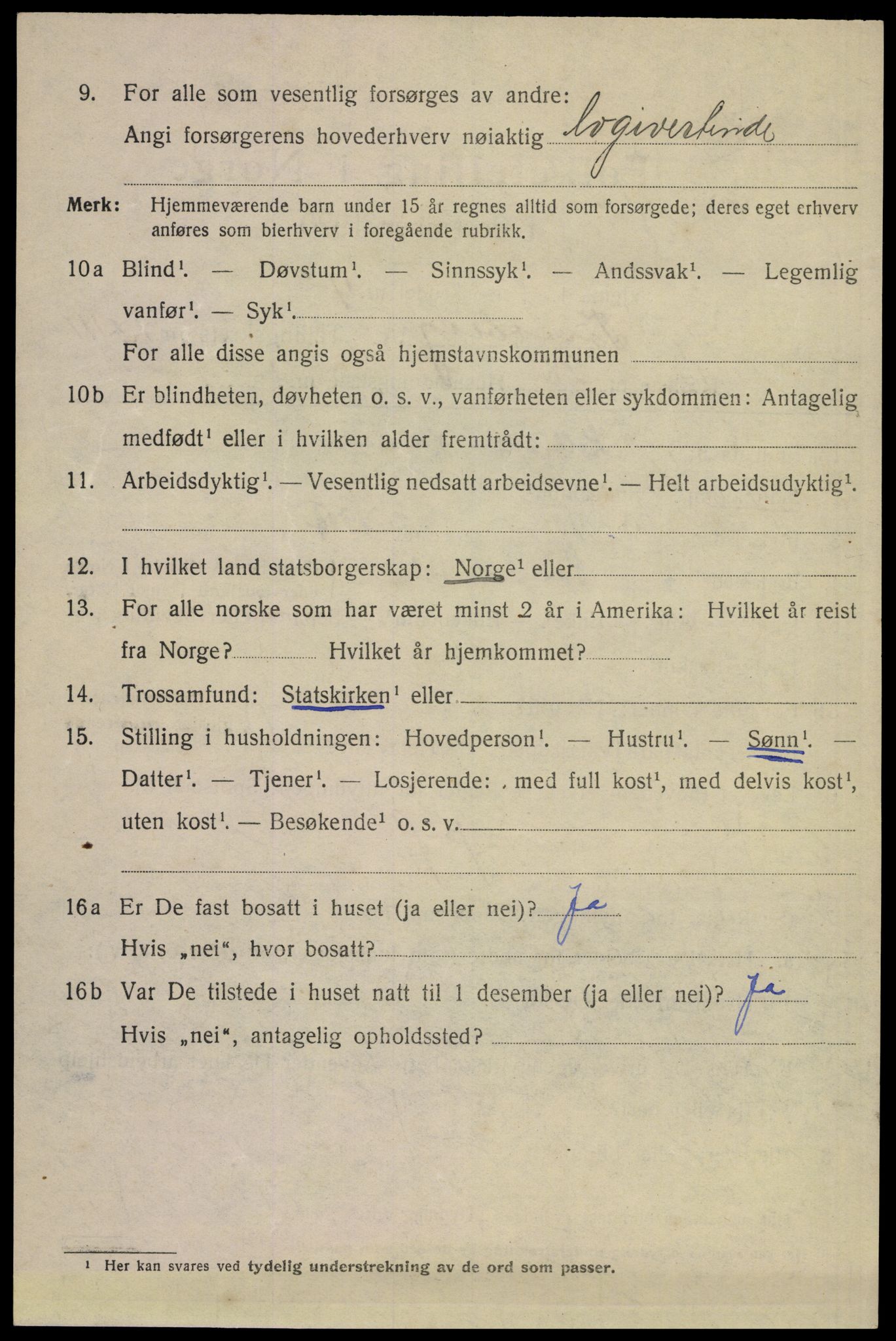 SAKO, 1920 census for Tønsberg, 1920, p. 33172