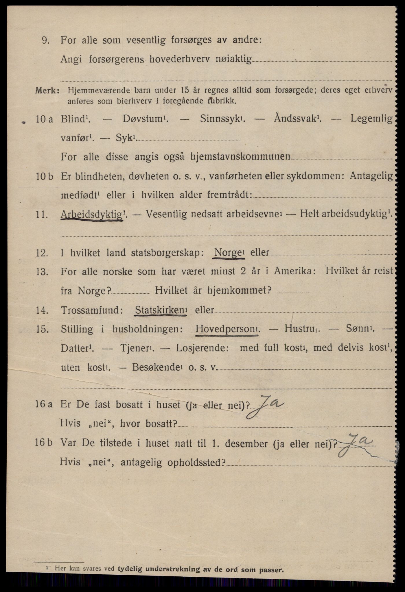 SAT, 1920 census for Kornstad, 1920, p. 1906