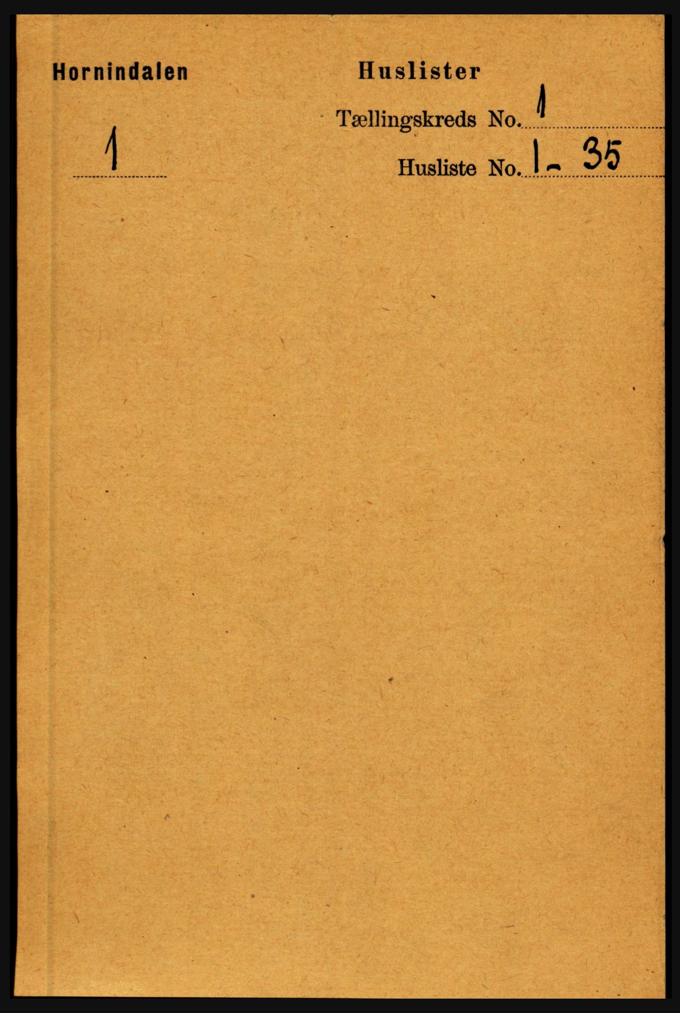 RA, 1891 census for 1444 Hornindal, 1891, p. 23