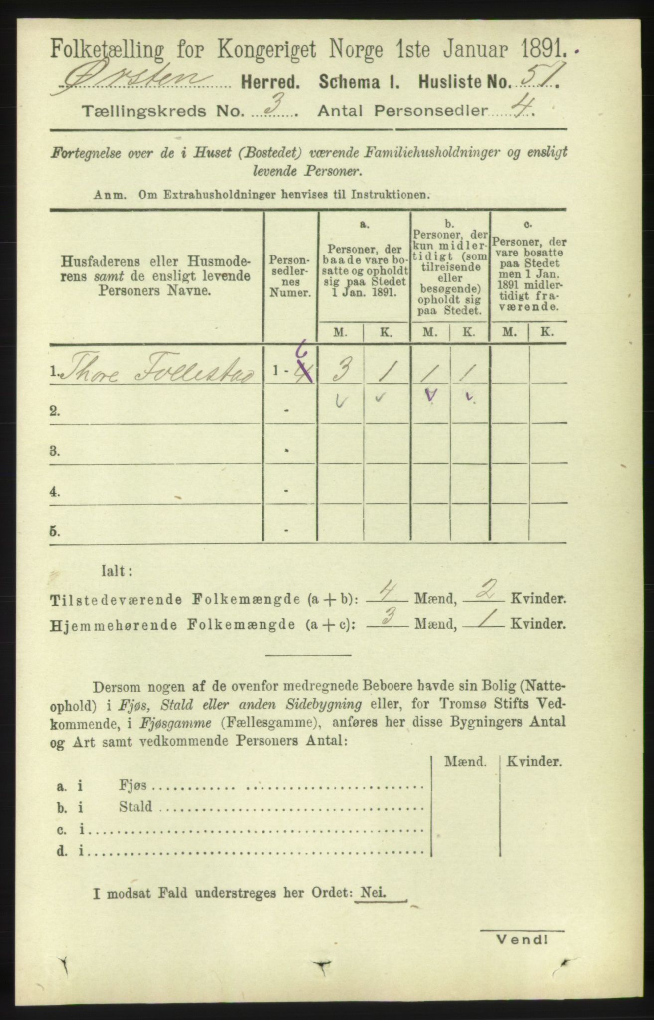 RA, 1891 census for 1520 Ørsta, 1891, p. 1202