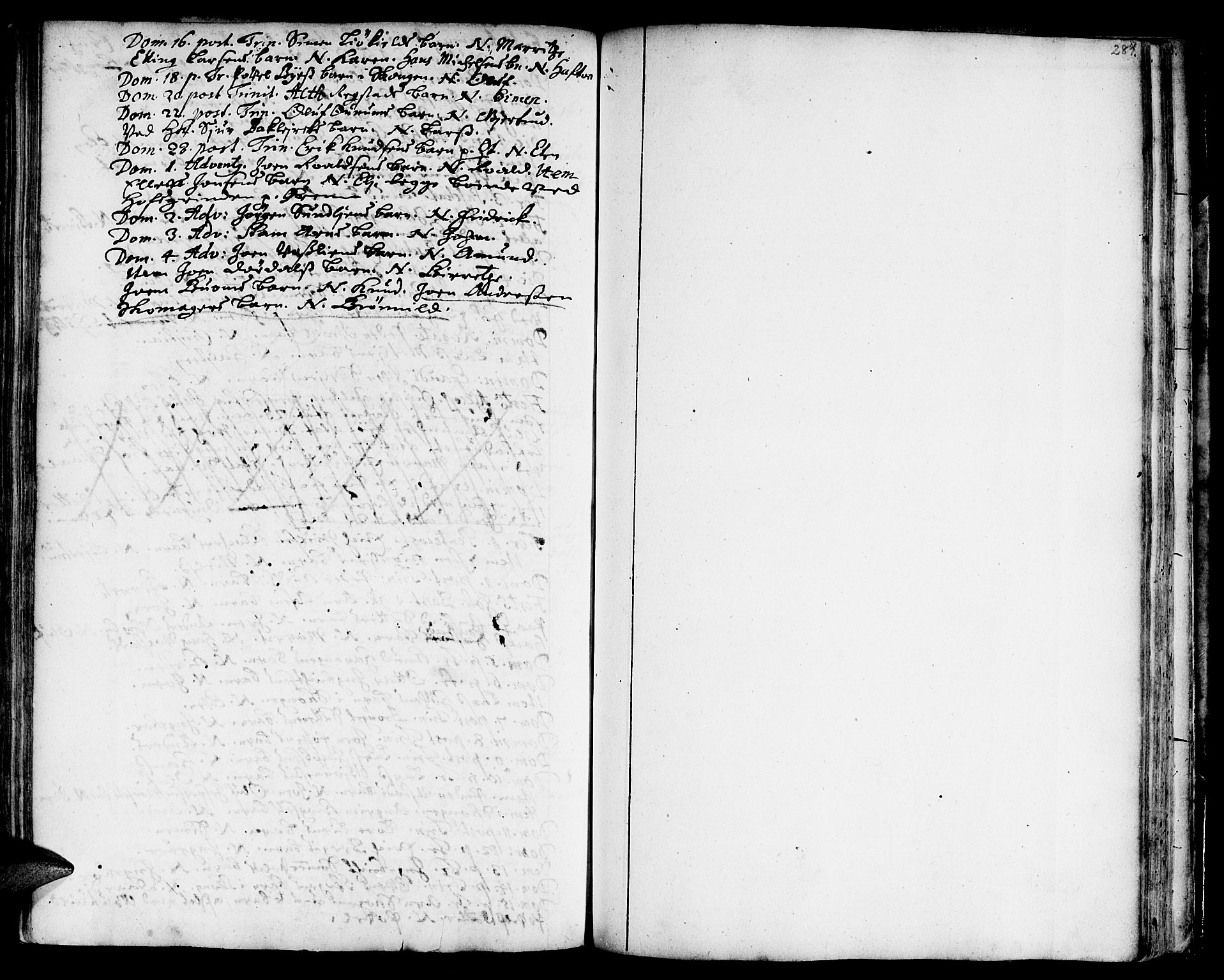 Ministerialprotokoller, klokkerbøker og fødselsregistre - Sør-Trøndelag, SAT/A-1456/668/L0801: Parish register (official) no. 668A01, 1695-1716, p. 288-289