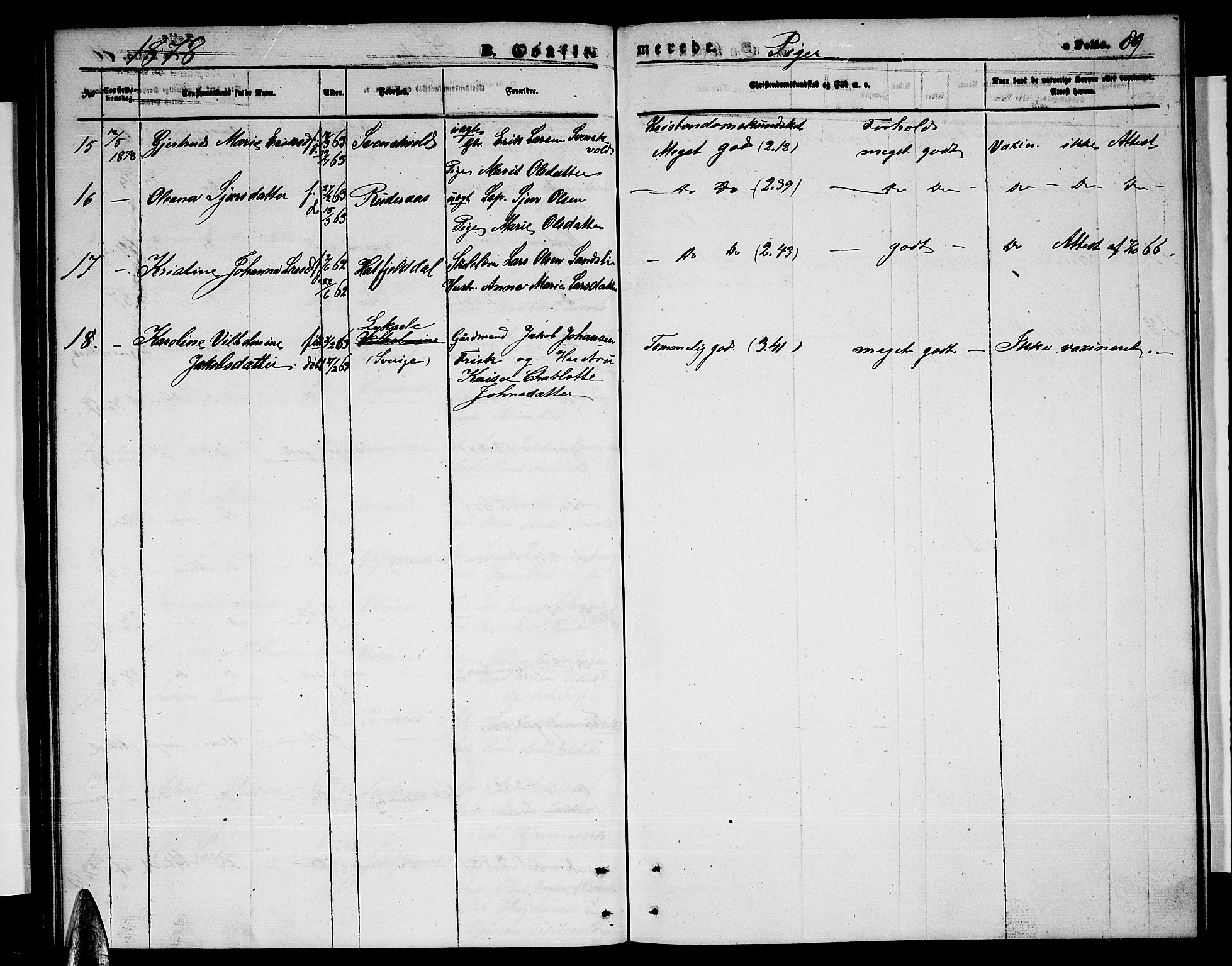 Ministerialprotokoller, klokkerbøker og fødselsregistre - Nordland, AV/SAT-A-1459/823/L0329: Parish register (copy) no. 823C01, 1865-1878, p. 89