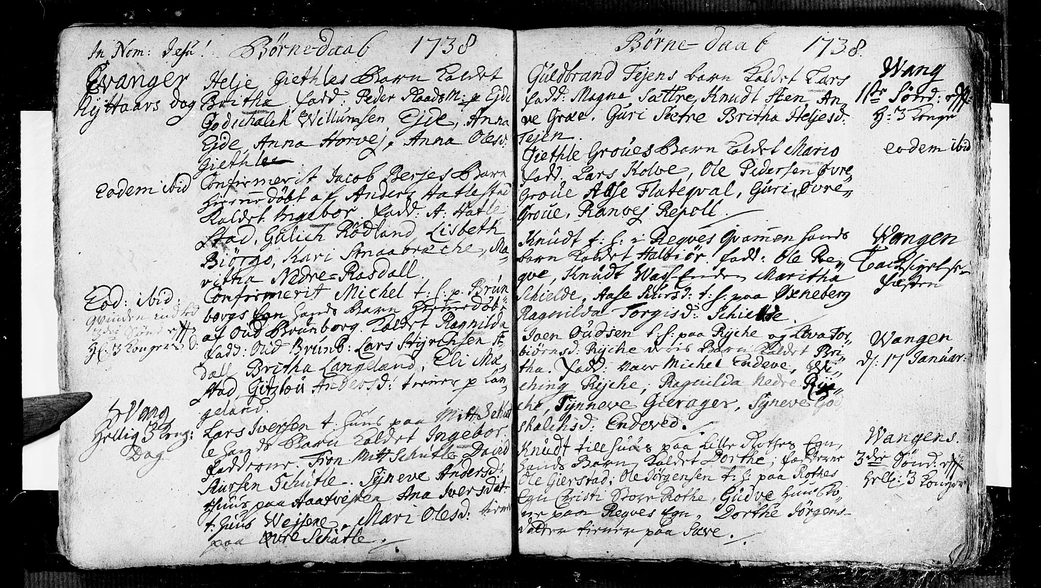Voss sokneprestembete, SAB/A-79001/H/Haa: Parish register (official) no. A 5, 1736-1743, p. 41
