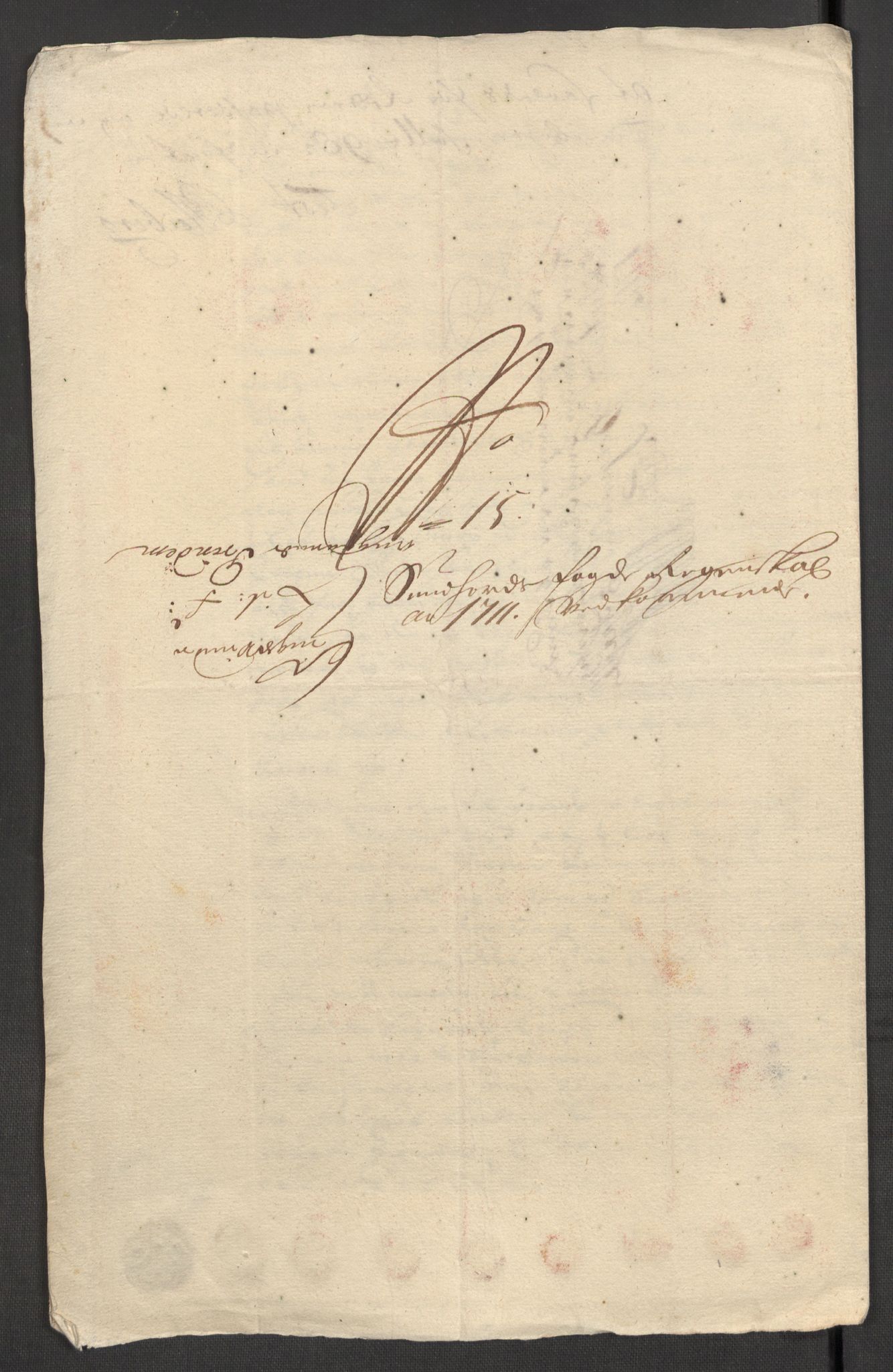 Rentekammeret inntil 1814, Reviderte regnskaper, Fogderegnskap, AV/RA-EA-4092/R48/L2987: Fogderegnskap Sunnhordland og Hardanger, 1711, p. 159