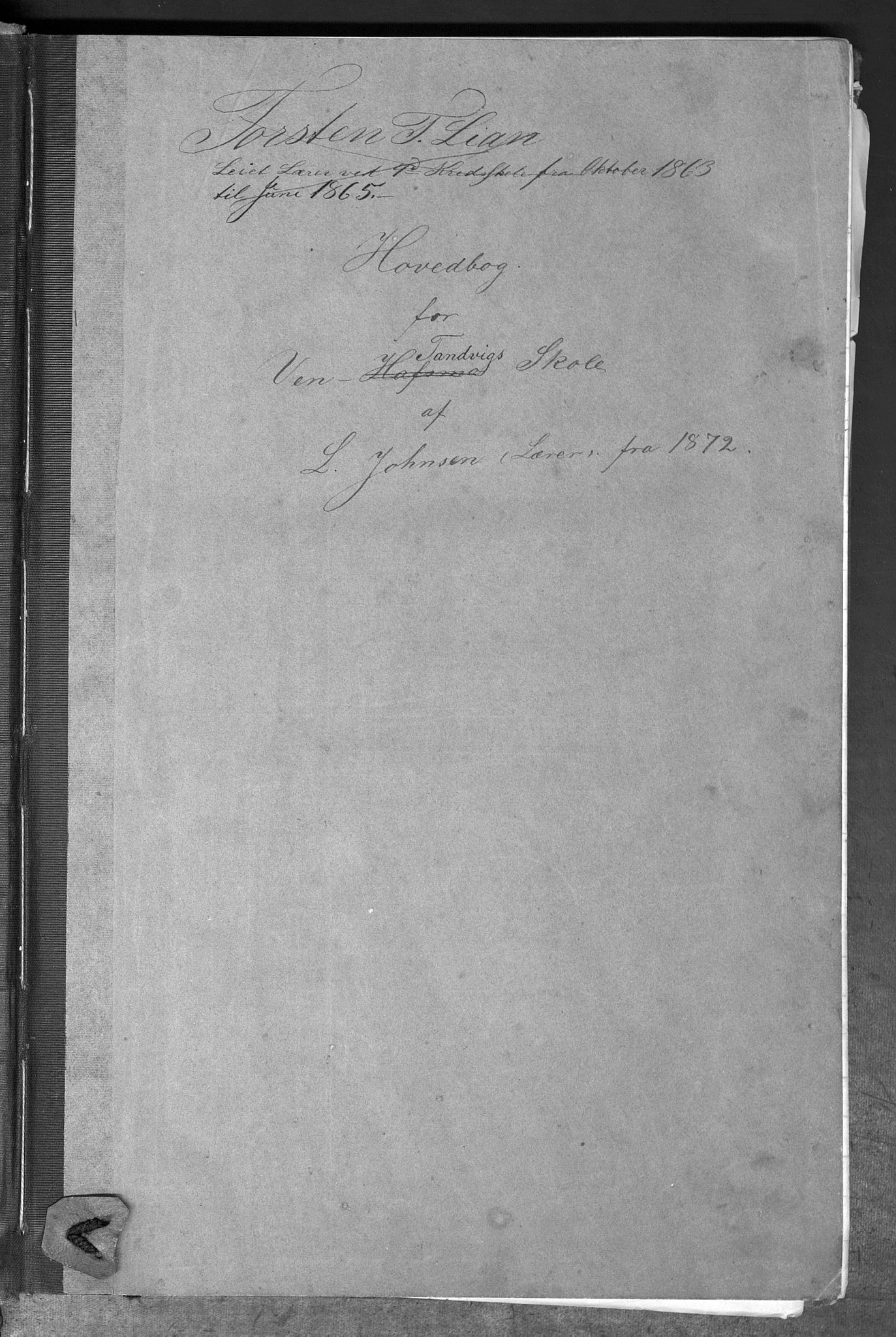 Snillfjord kommune, Tannvik skole, TIKA/A-1843/F/Fa/L0003: Hovedbok (karakterprotokoll) for Tannvik,Ven, Vuttudal og Aa krets, 1863-1917