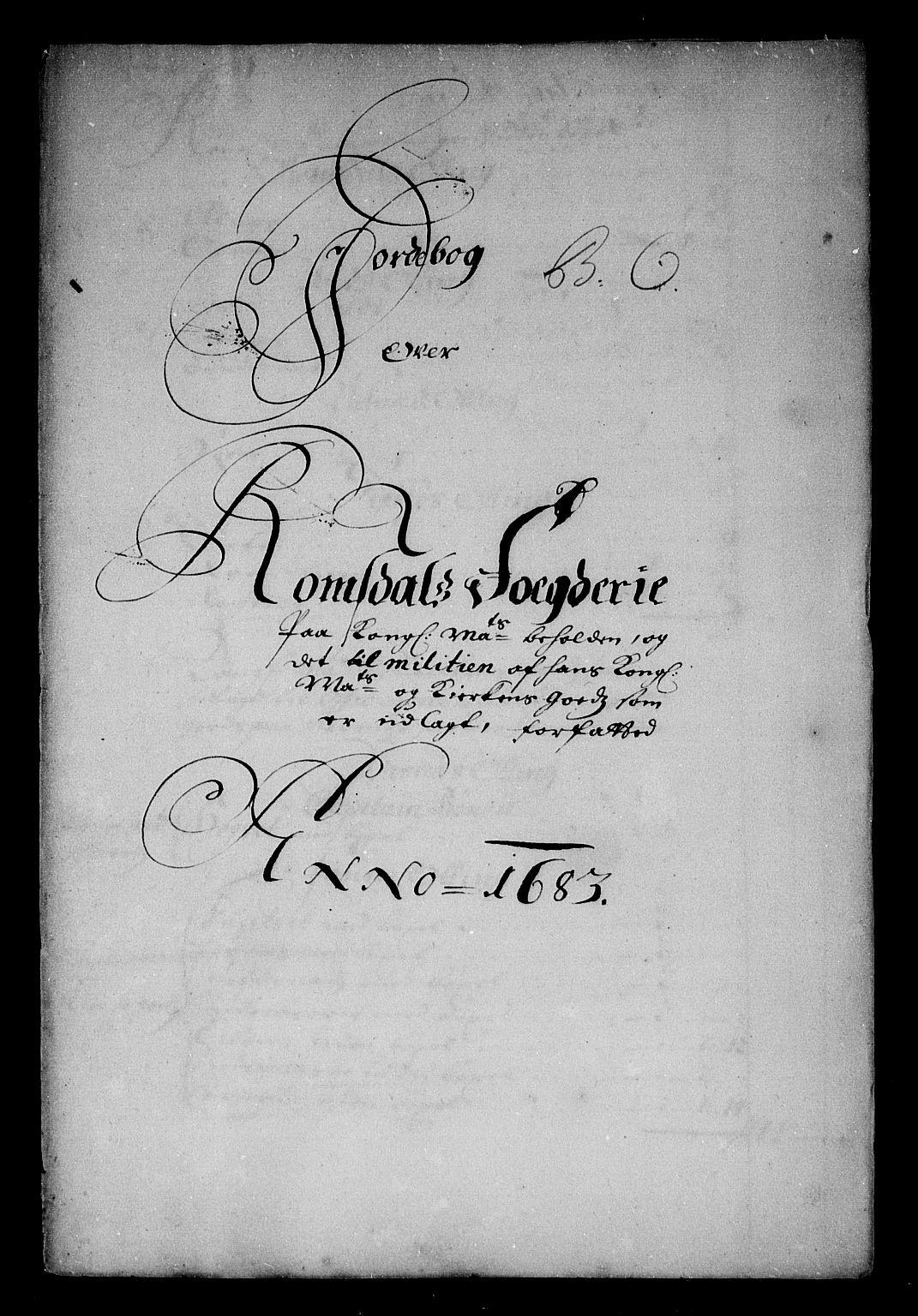 Rentekammeret inntil 1814, Reviderte regnskaper, Stiftamtstueregnskaper, Trondheim stiftamt og Nordland amt, RA/EA-6044/R/Rg/L0073: Trondheim stiftamt og Nordland amt, 1683