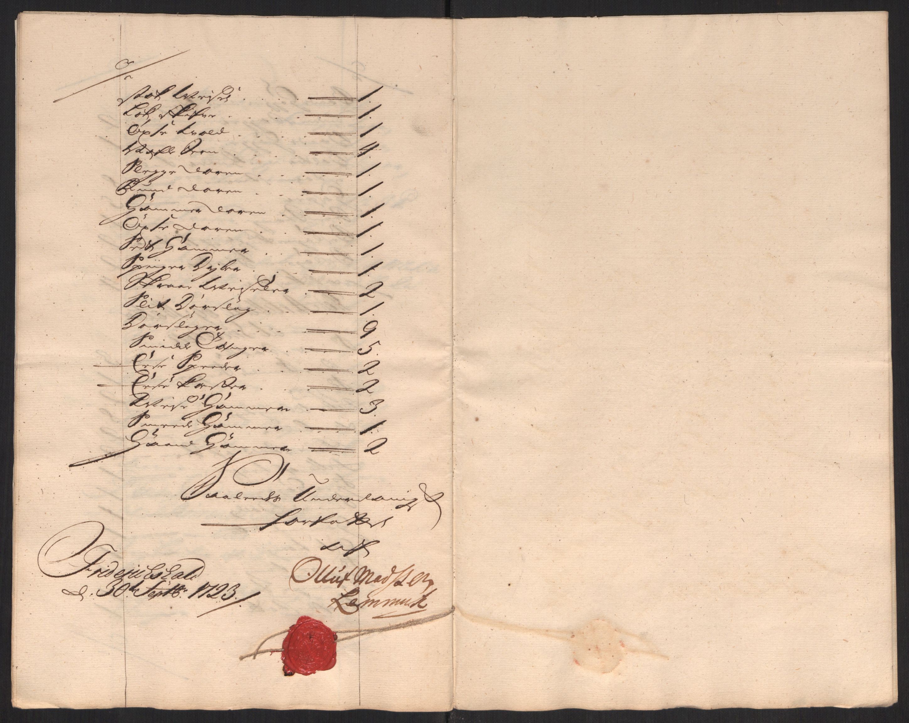 Kommanderende general (KG I) med Det norske krigsdirektorium, AV/RA-EA-5419/D/L0152: Fredriksten festning: Brev, inventarfortegnelser og regnskapsekstrakter, 1720-1723, p. 578