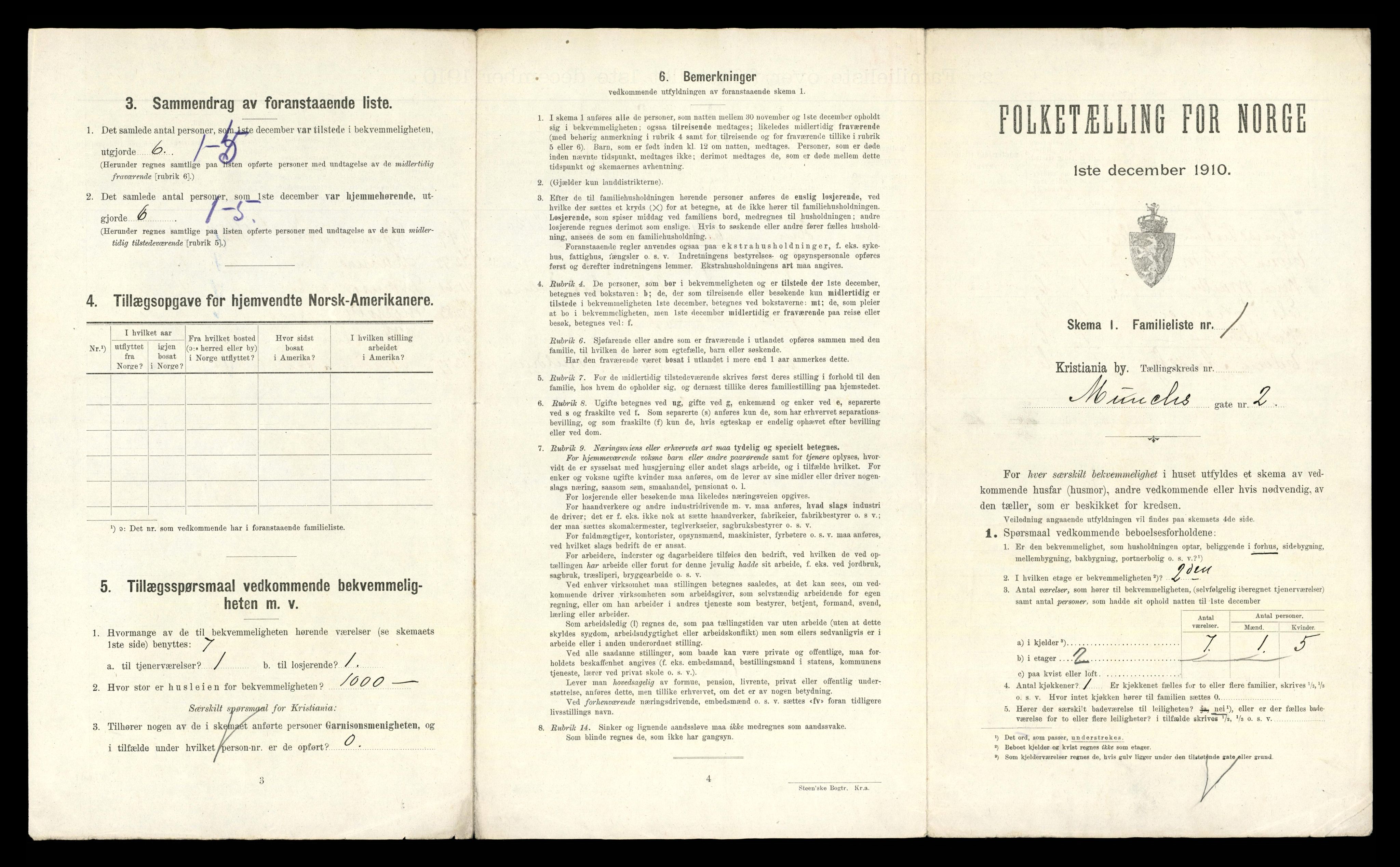 RA, 1910 census for Kristiania, 1910, p. 64927