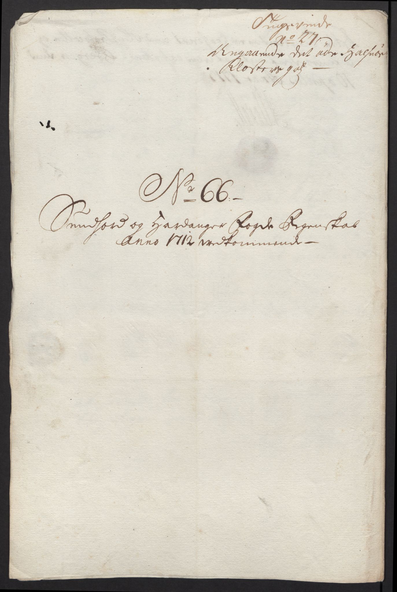 Rentekammeret inntil 1814, Reviderte regnskaper, Fogderegnskap, RA/EA-4092/R48/L2988: Fogderegnskap Sunnhordland og Hardanger, 1712, p. 379