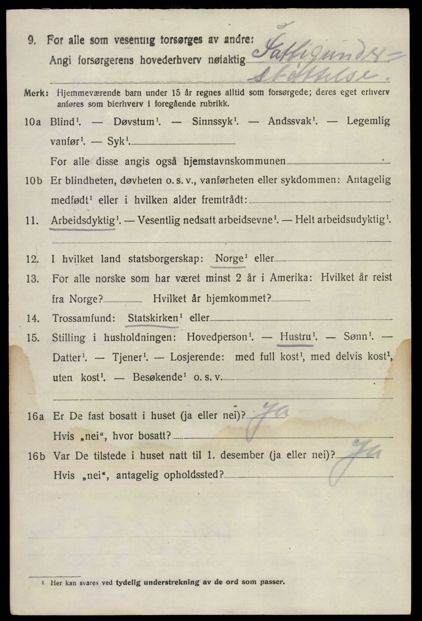 SAKO, 1920 census for Brunlanes, 1920, p. 7050