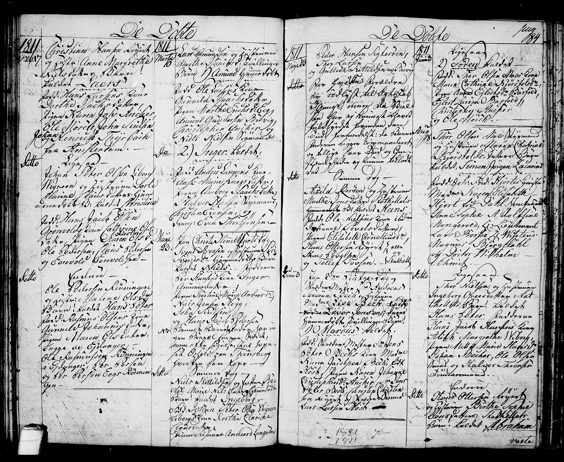 Langesund kirkebøker, SAKO/A-280/G/Ga/L0002: Parish register (copy) no. 2, 1801-1815, p. 84