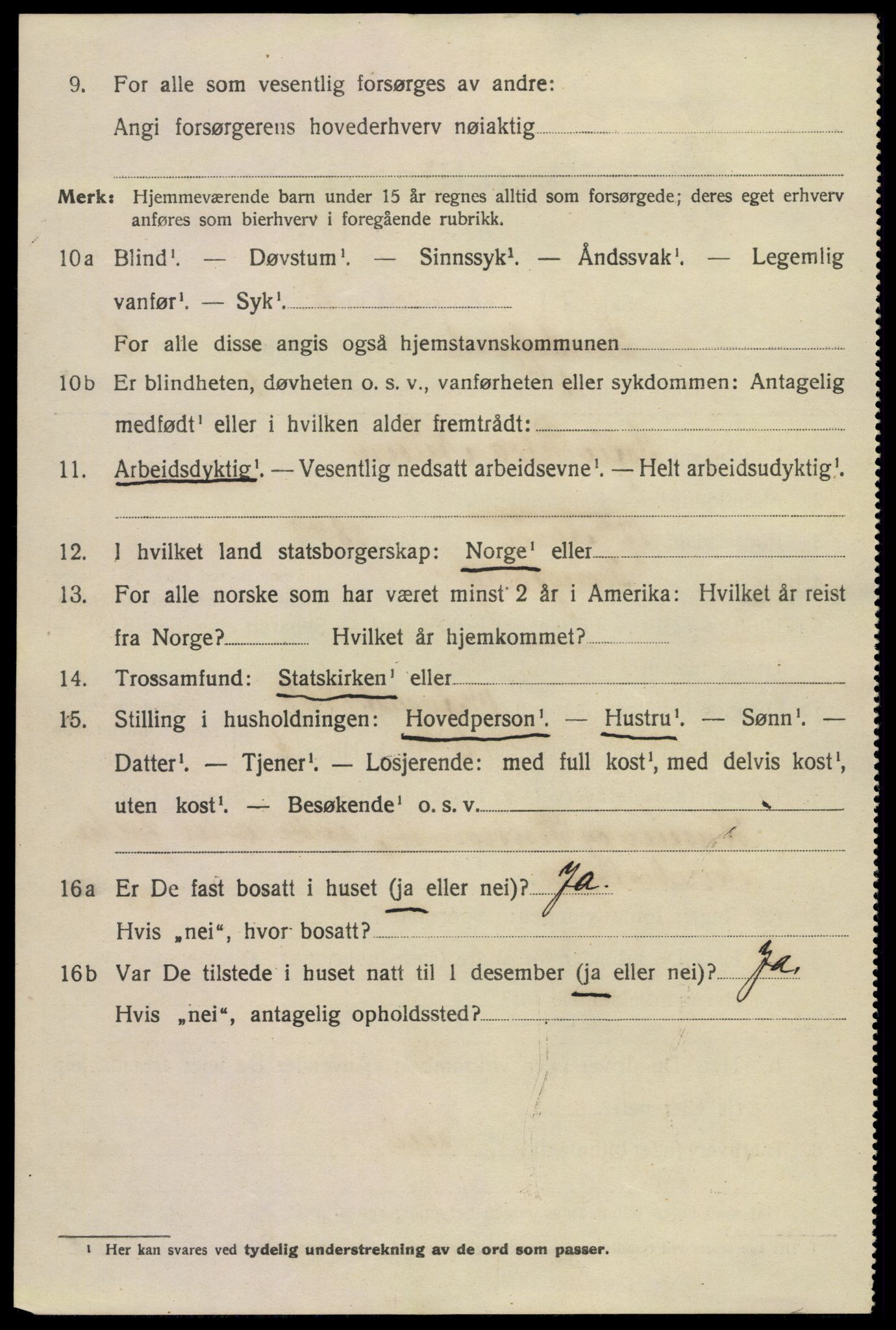 SAKO, 1920 census for Sandefjord, 1920, p. 9439