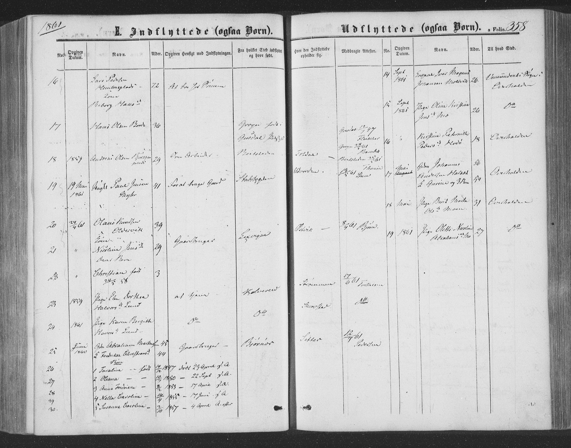 Ministerialprotokoller, klokkerbøker og fødselsregistre - Nord-Trøndelag, SAT/A-1458/773/L0615: Parish register (official) no. 773A06, 1857-1870, p. 358