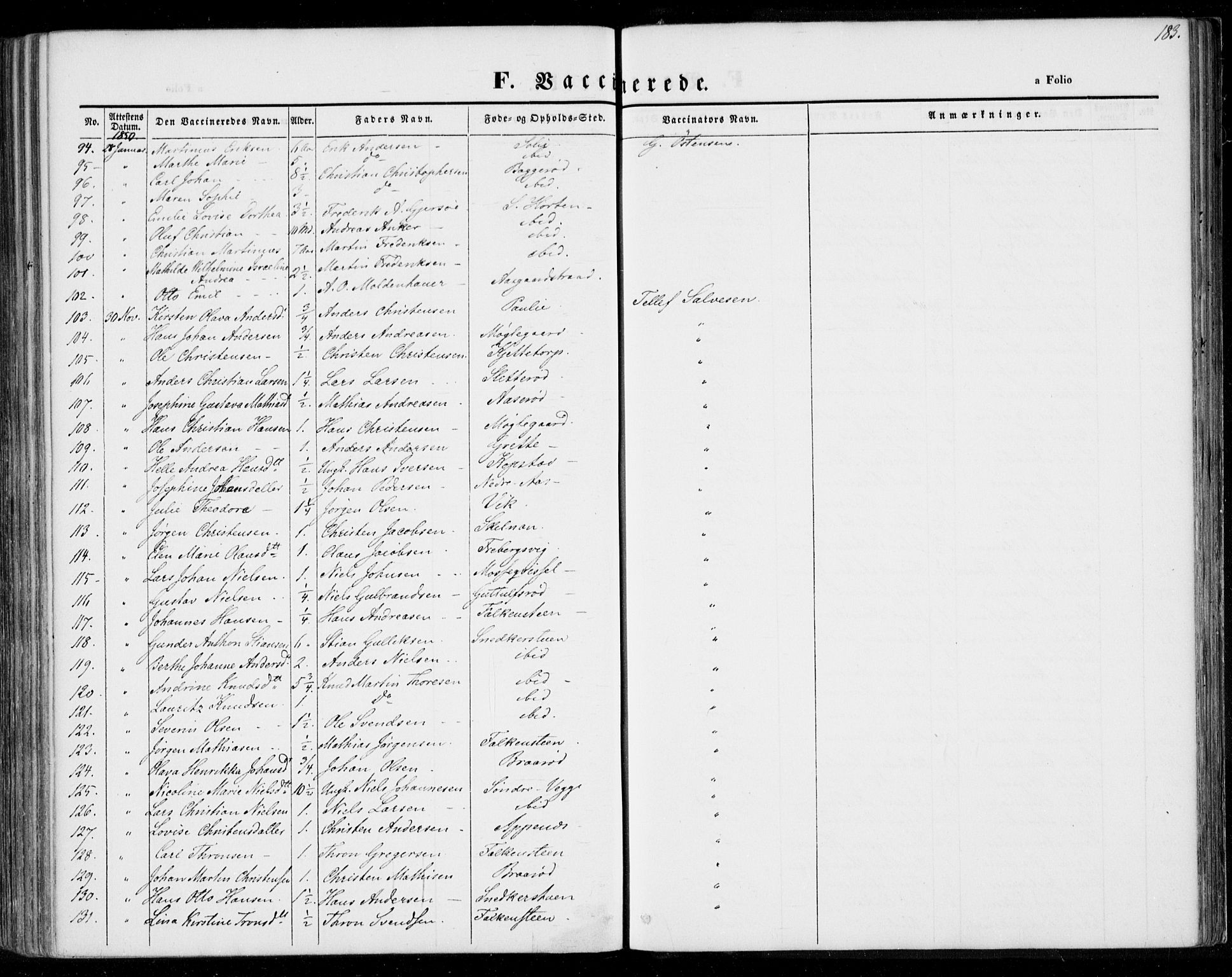 Borre kirkebøker, AV/SAKO-A-338/F/Fa/L0005: Parish register (official) no. I 5, 1845-1851, p. 183