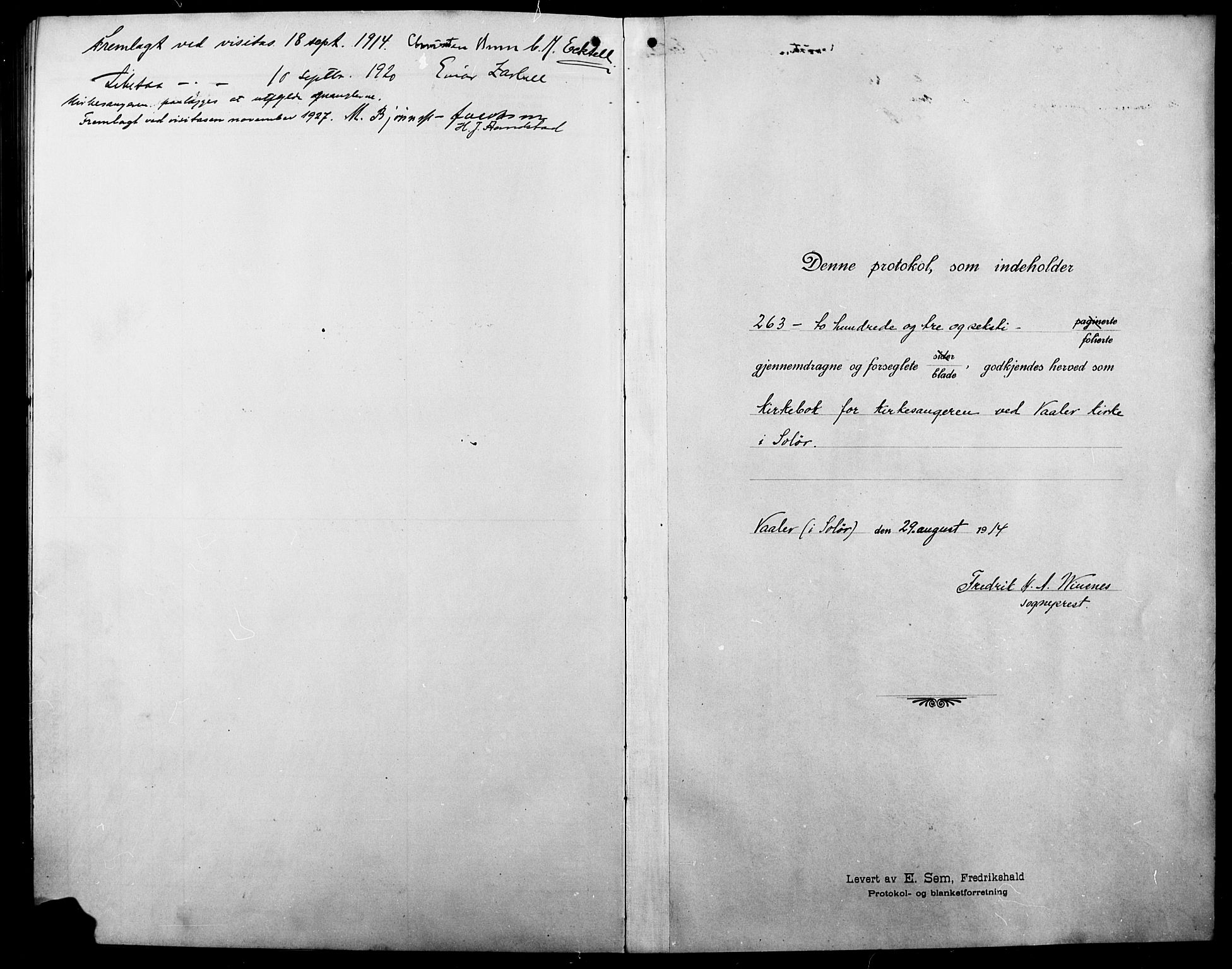 Våler prestekontor, Hedmark, SAH/PREST-040/H/Ha/Hab/L0003: Parish register (copy) no. 3, 1914-1921