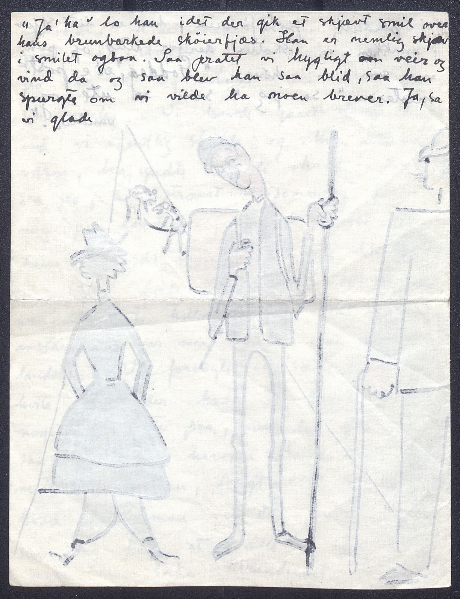 Harald Sohlberg, NMFK/NMFK-1057/D/L0001: Illustrerte brev fra Harald Sohlberg (1869-1935) til sønnen Dag Sohlberg, 1920-1928, p. 16