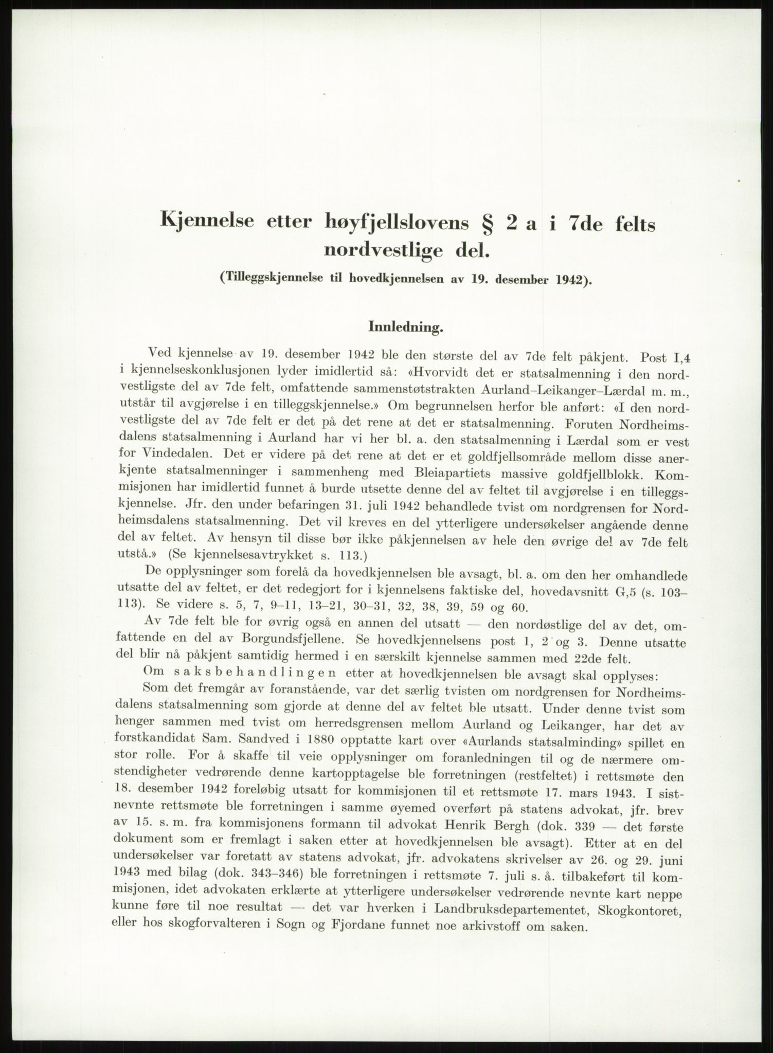 Høyfjellskommisjonen, AV/RA-S-1546/X/Xa/L0001: Nr. 1-33, 1909-1953, p. 3251