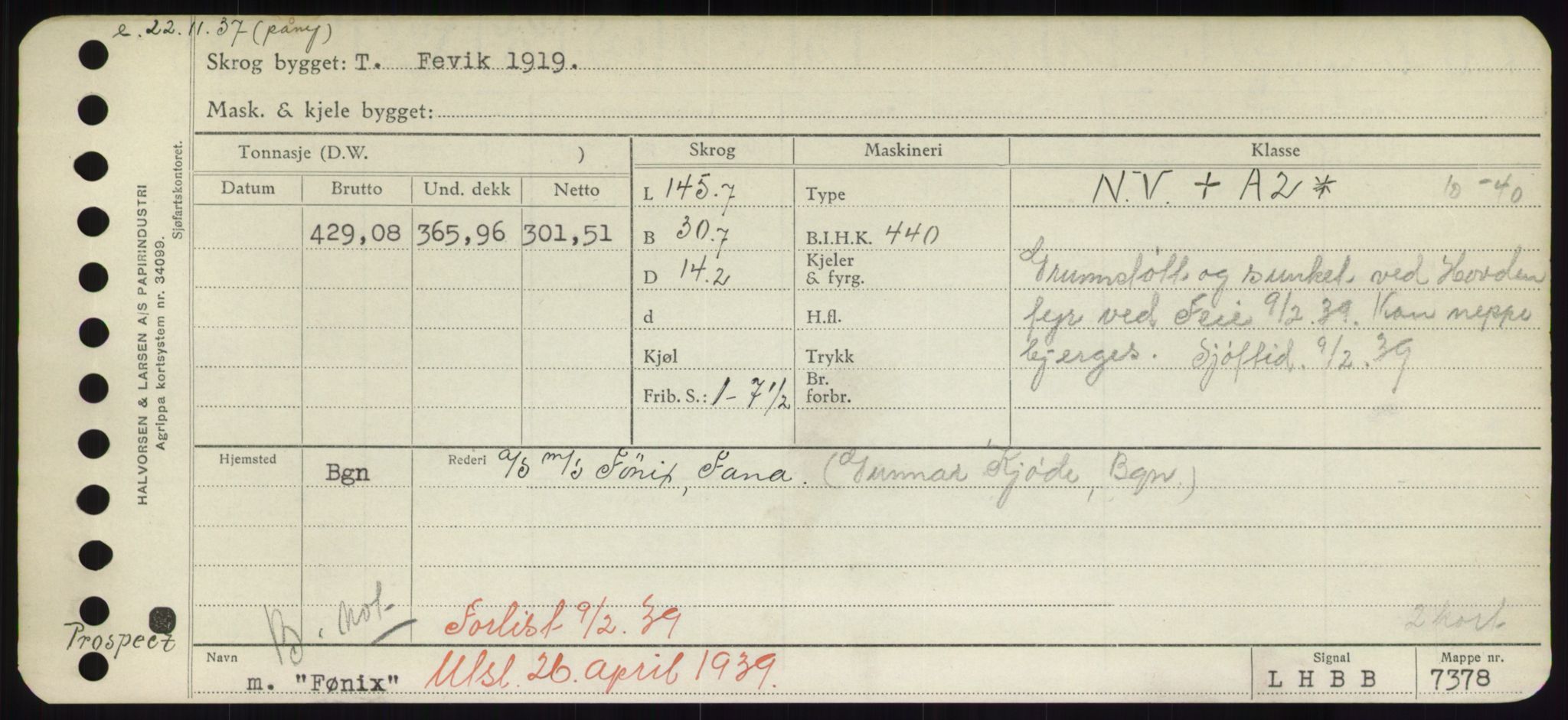 Sjøfartsdirektoratet med forløpere, Skipsmålingen, AV/RA-S-1627/H/Hd/L0011: Fartøy, Fla-Får, p. 647