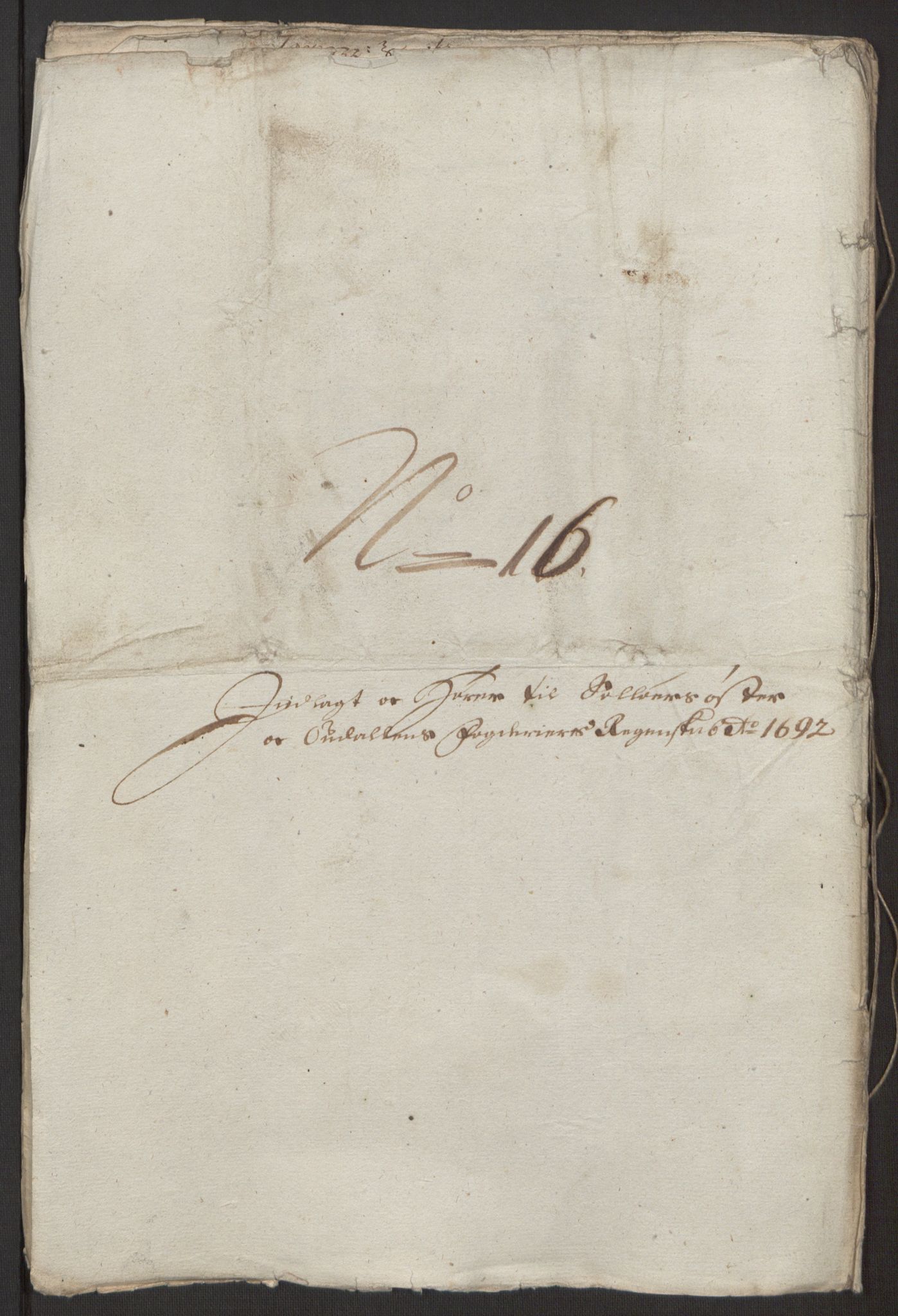 Rentekammeret inntil 1814, Reviderte regnskaper, Fogderegnskap, RA/EA-4092/R13/L0830: Fogderegnskap Solør, Odal og Østerdal, 1692, p. 344
