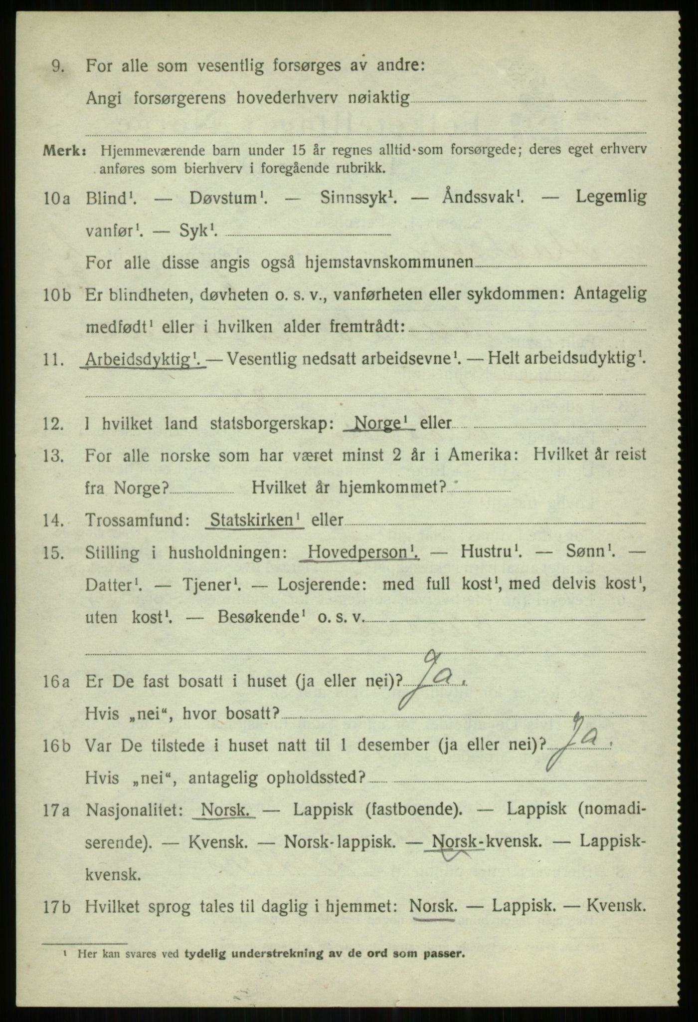 SATØ, 1920 census for Målselv, 1920, p. 1396
