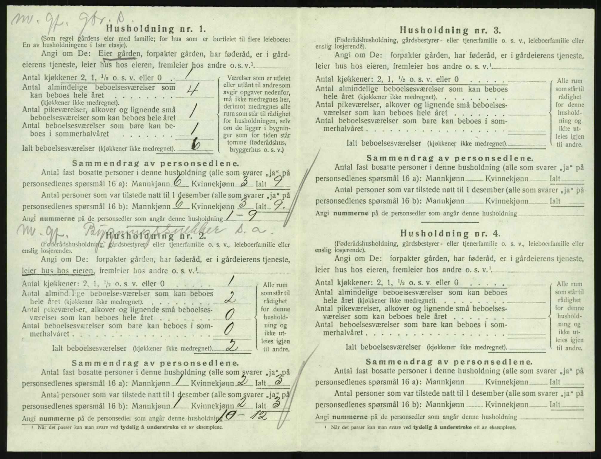 SAKO, 1920 census for Hedrum, 1920, p. 1002