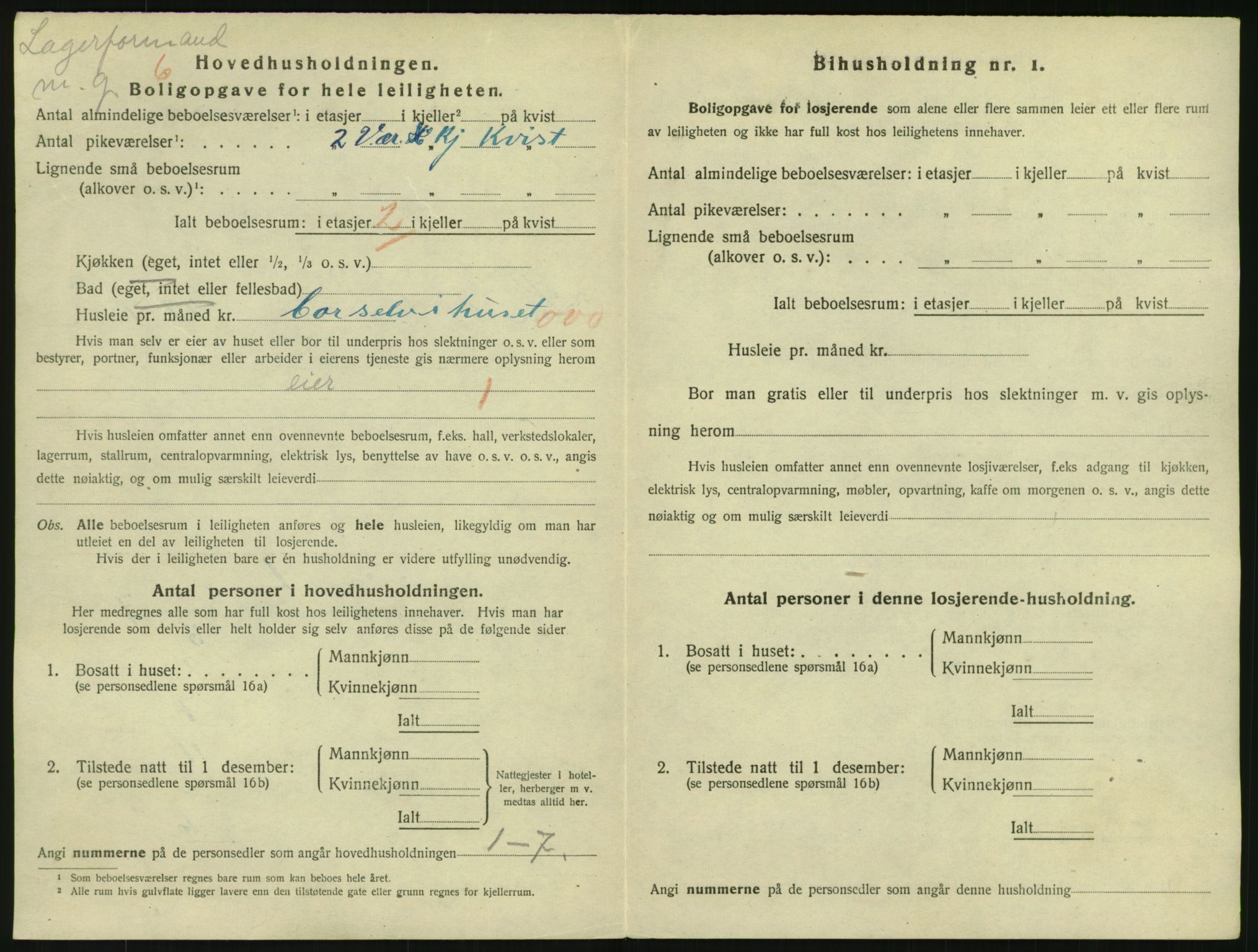 SAO, 1920 census for Kristiania, 1920, p. 97804