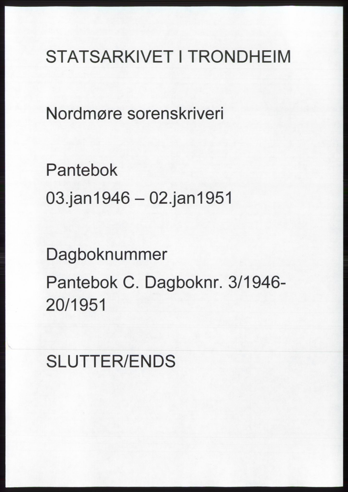 Nordmøre sorenskriveri, SAT/A-4132/1/2/2Ca: Mortgage book no. C82b, 1946-1951