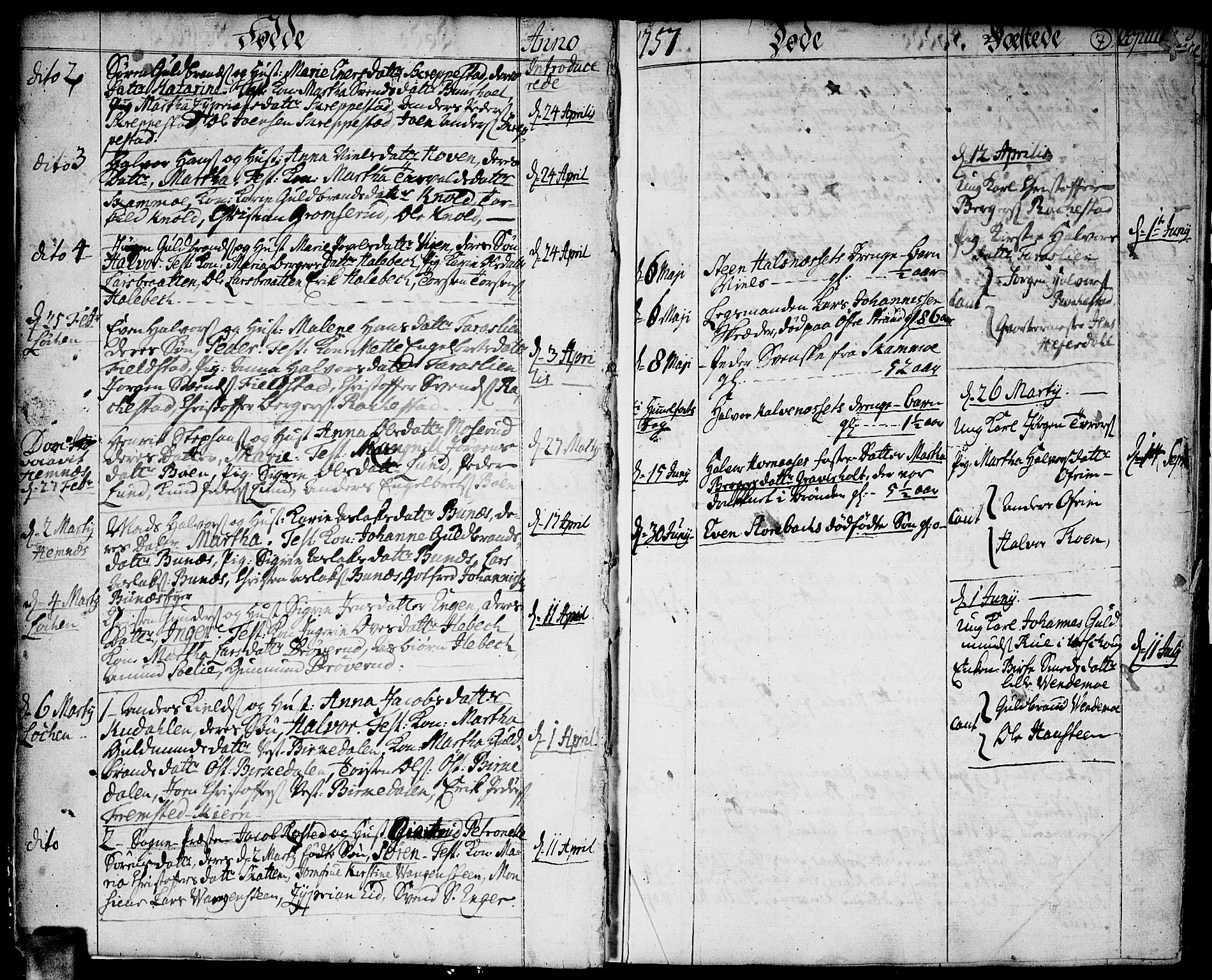Høland prestekontor Kirkebøker, AV/SAO-A-10346a/F/Fa/L0004: Parish register (official) no. I 4, 1757-1780, p. 7