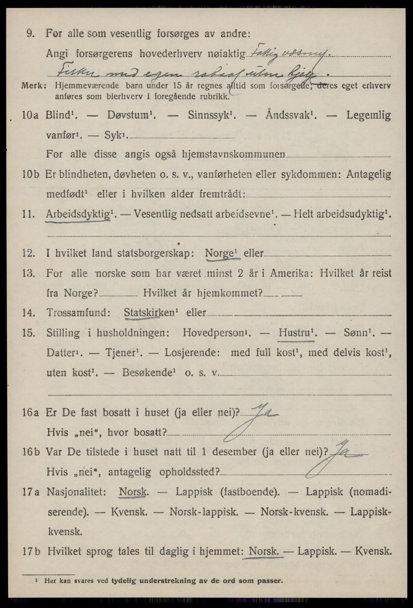 SAT, 1920 census for Nord-Frøya, 1920, p. 8638