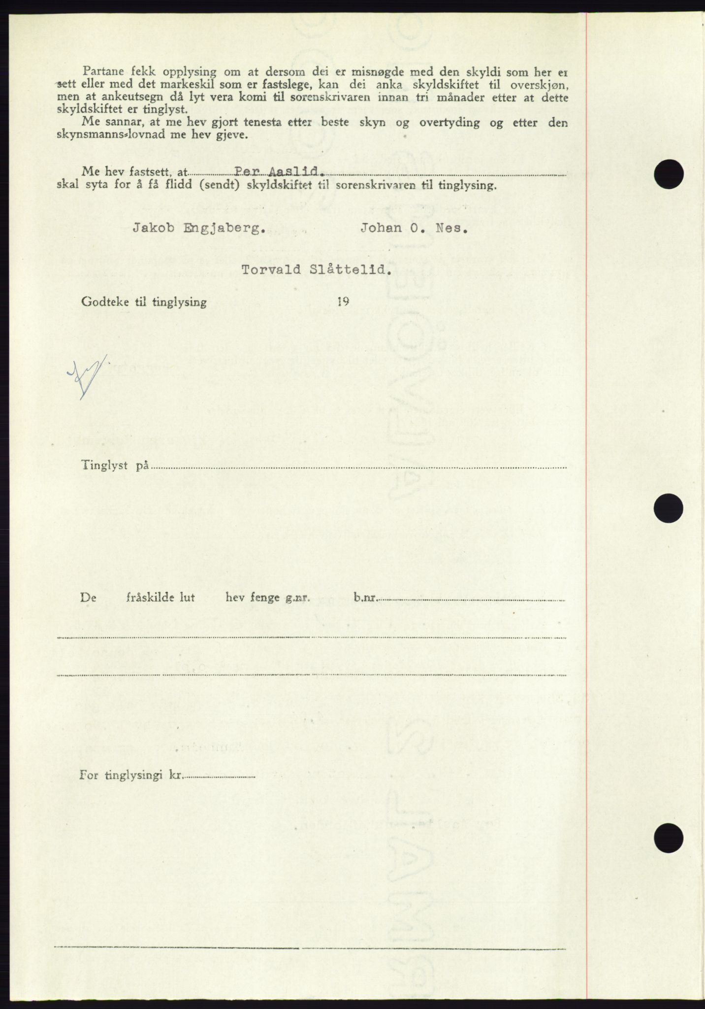 Søre Sunnmøre sorenskriveri, AV/SAT-A-4122/1/2/2C/L0082: Mortgage book no. 8A, 1948-1948, Diary no: : 907/1948