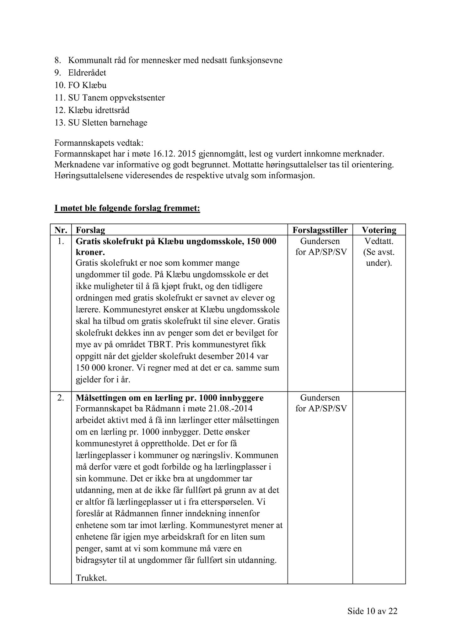 Klæbu Kommune, TRKO/KK/01-KS/L008: Kommunestyret - Møtedokumenter, 2015, p. 2315