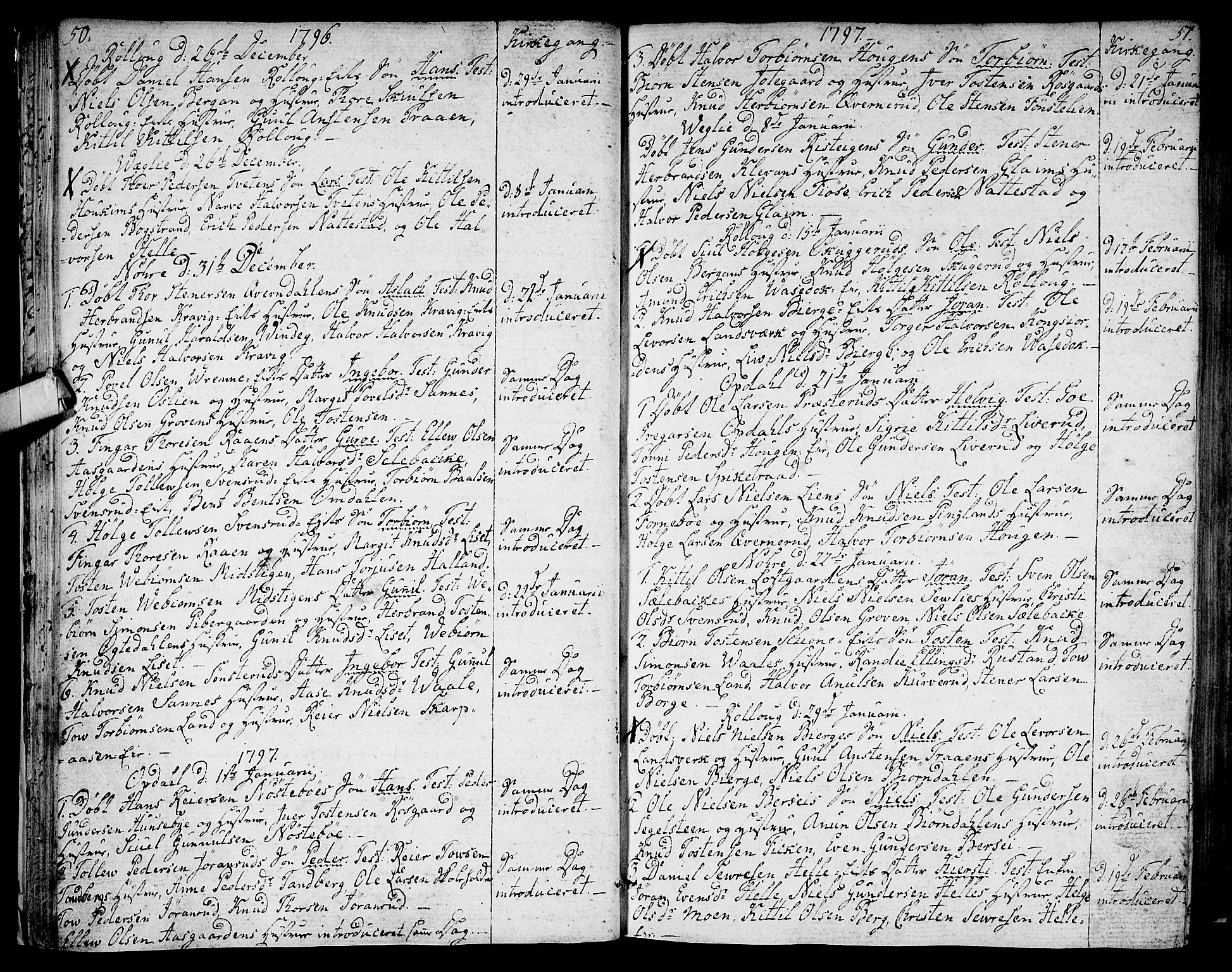 Rollag kirkebøker, SAKO/A-240/F/Fa/L0005: Parish register (official) no. I 5, 1792-1814, p. 50-51