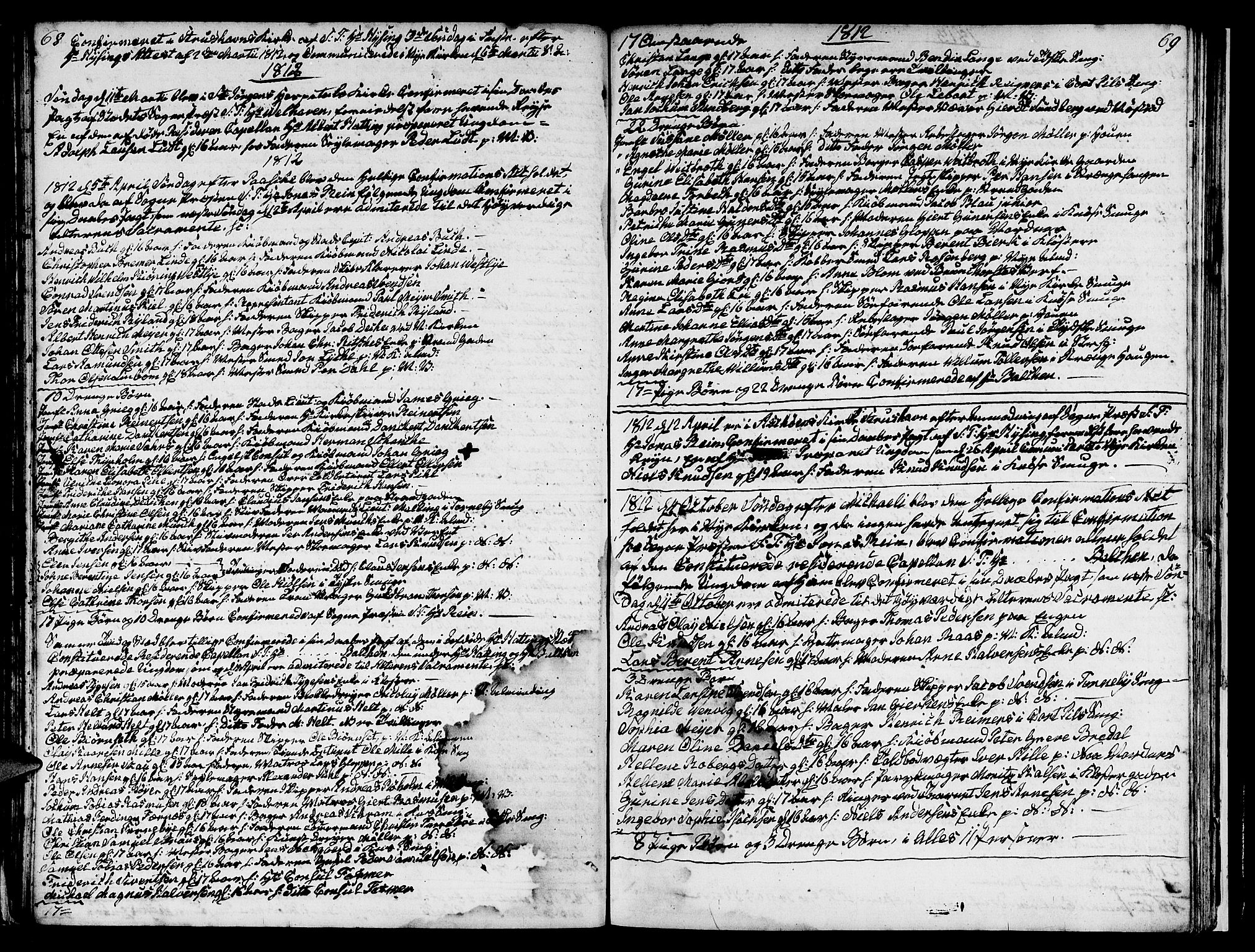 Nykirken Sokneprestembete, SAB/A-77101/H/Hab: Parish register (copy) no. A 1, 1770-1821, p. 68-69