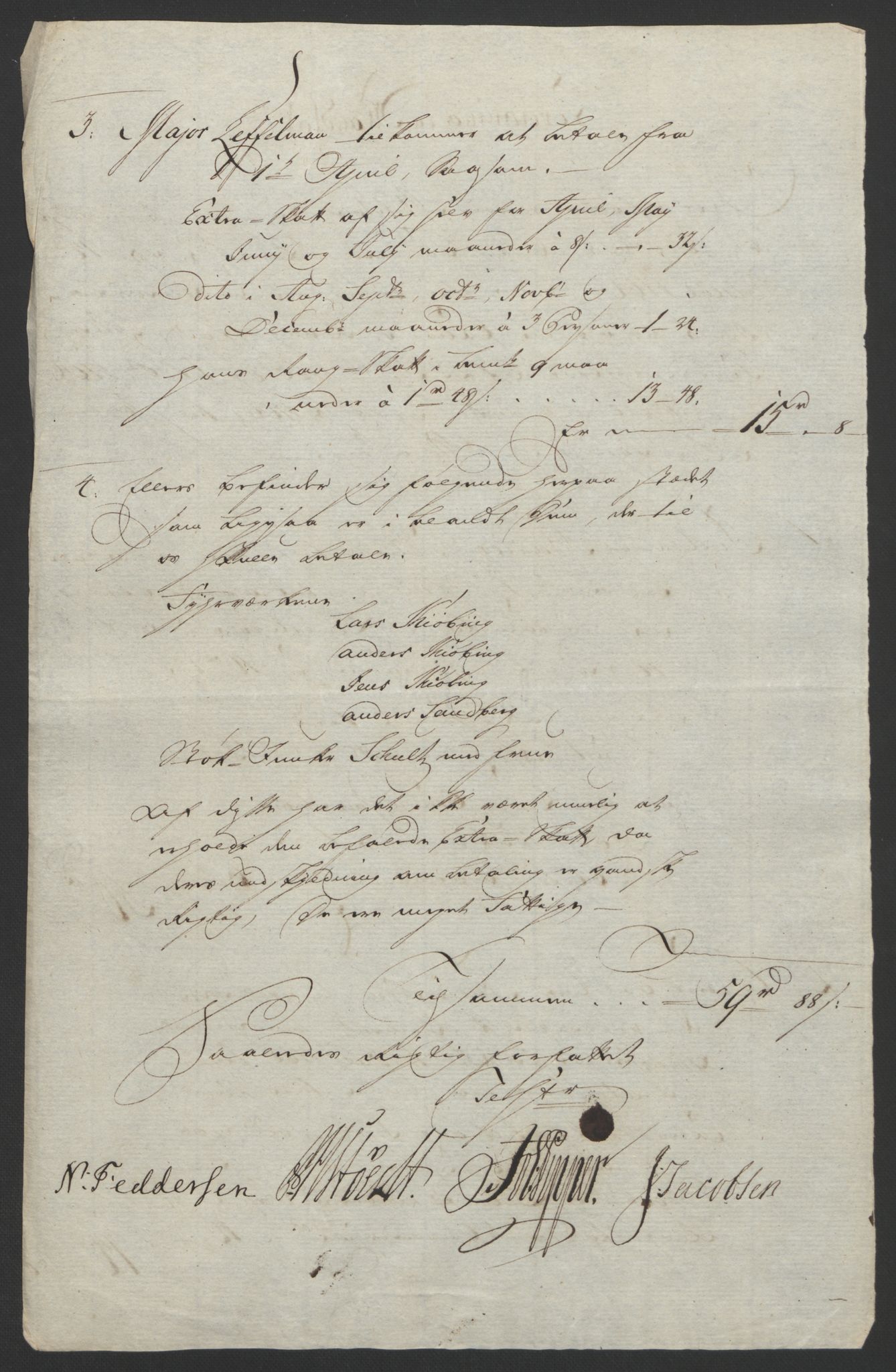 Rentekammeret inntil 1814, Reviderte regnskaper, Byregnskaper, AV/RA-EA-4066/R/Re/L0072/0001: [E13] Kontribusjonsregnskap / Ekstraskatt, 1763-1764, p. 445