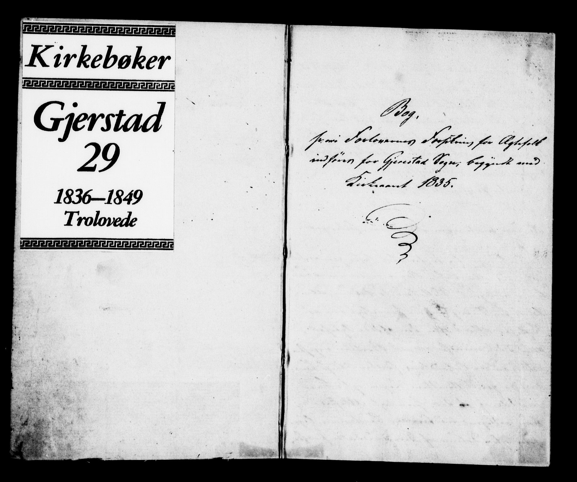 Gjerstad sokneprestkontor, AV/SAK-1111-0014/J/Jd/L0008: Best man's statements no. A VI 42, 1836-1849