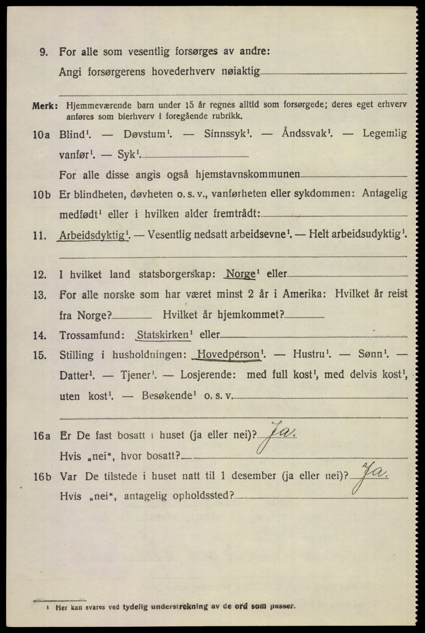 SAKO, 1920 census for Andebu, 1920, p. 4465