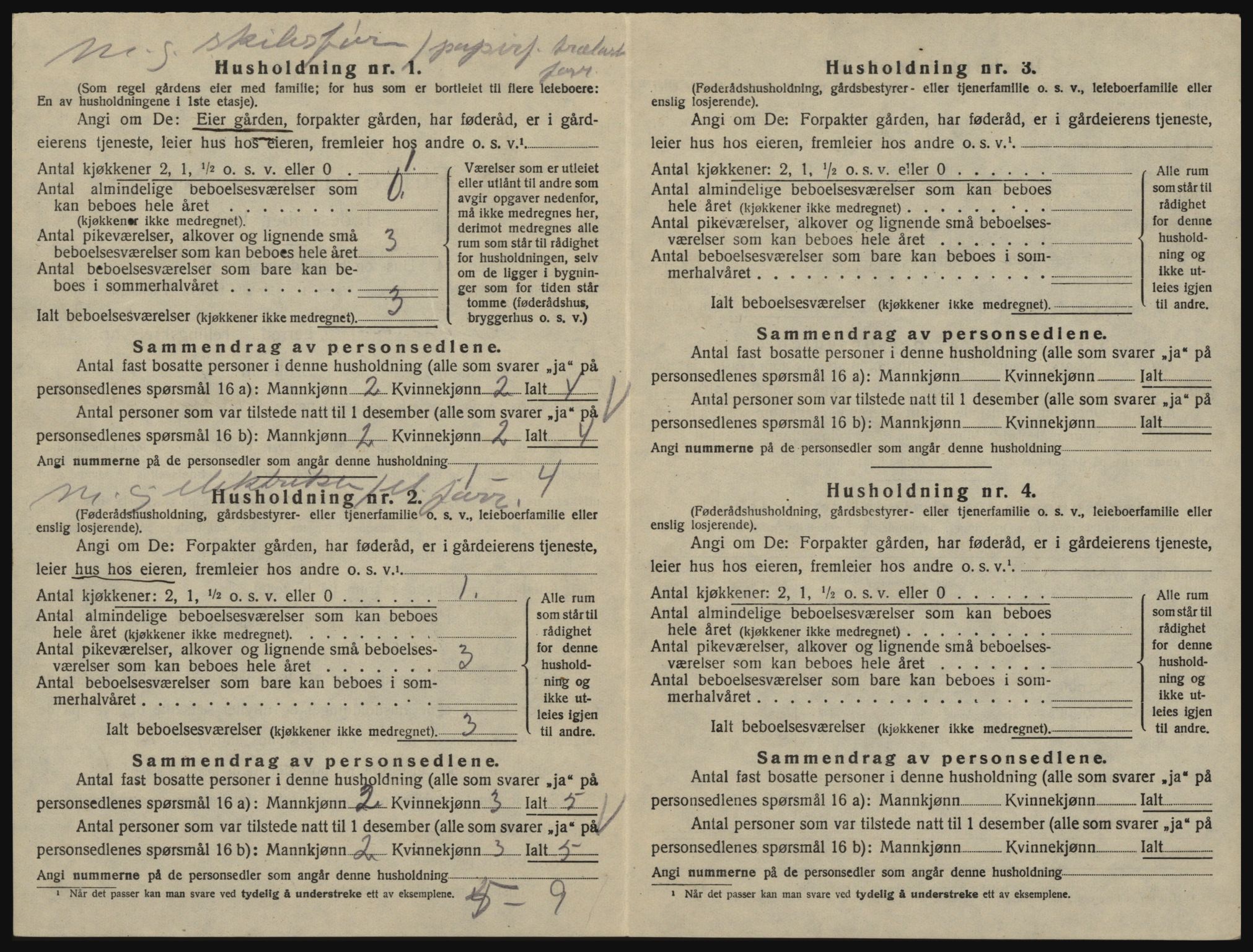 SAO, 1920 census for Glemmen, 1920, p. 1618