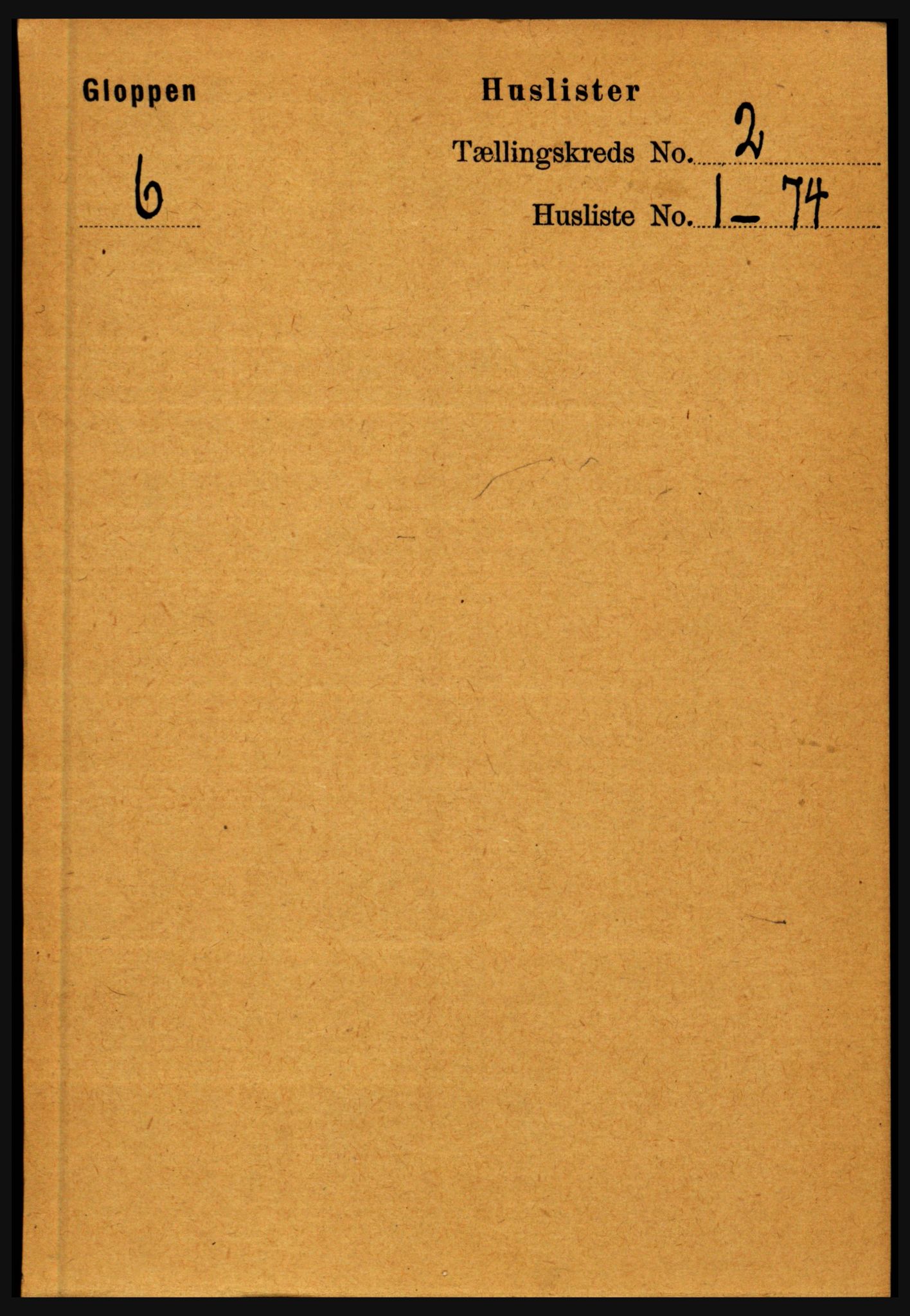RA, 1891 census for 1445 Gloppen, 1891, p. 551
