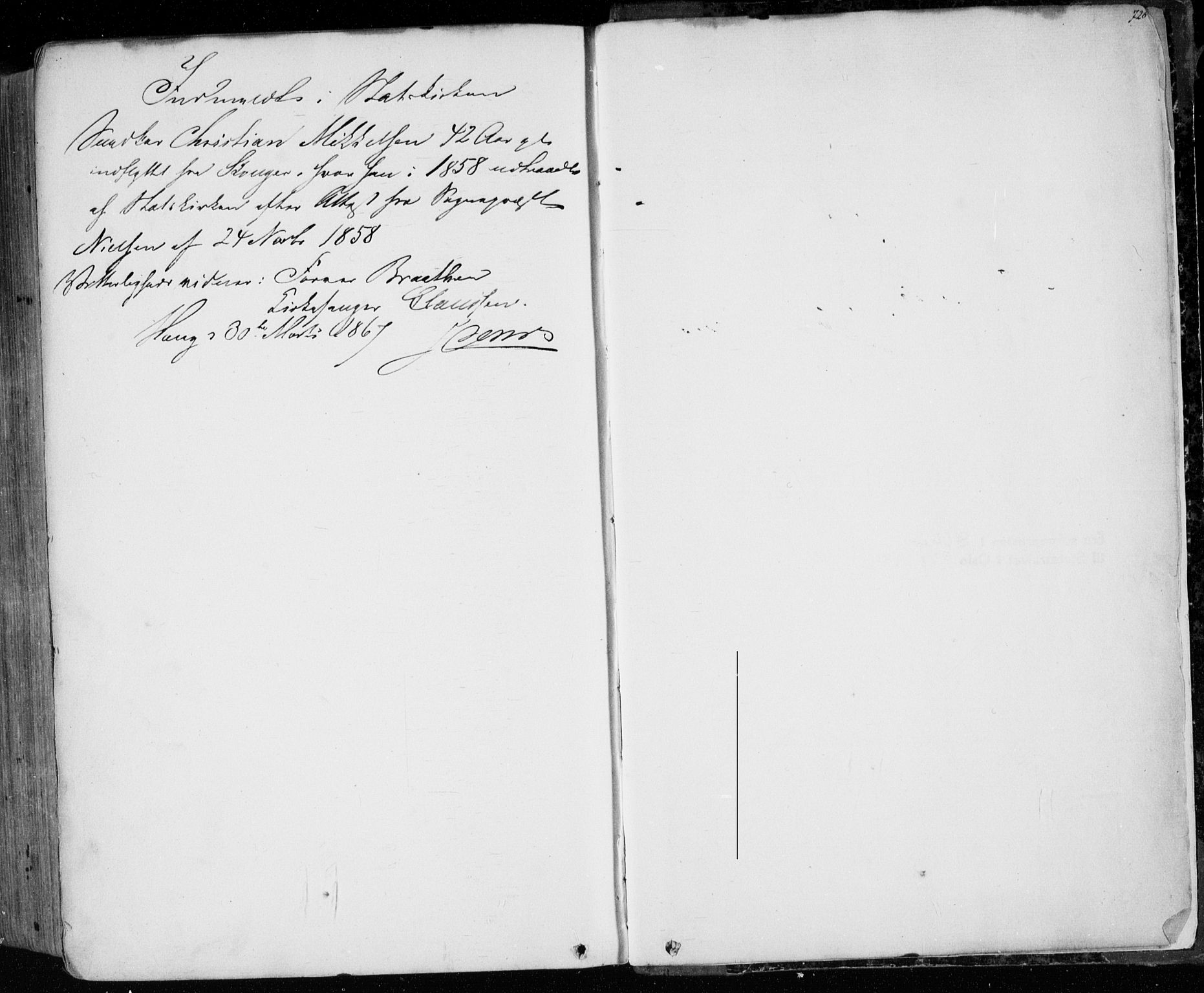 Eiker kirkebøker, AV/SAKO-A-4/F/Fa/L0016: Parish register (official) no. I 16, 1860-1868, p. 726