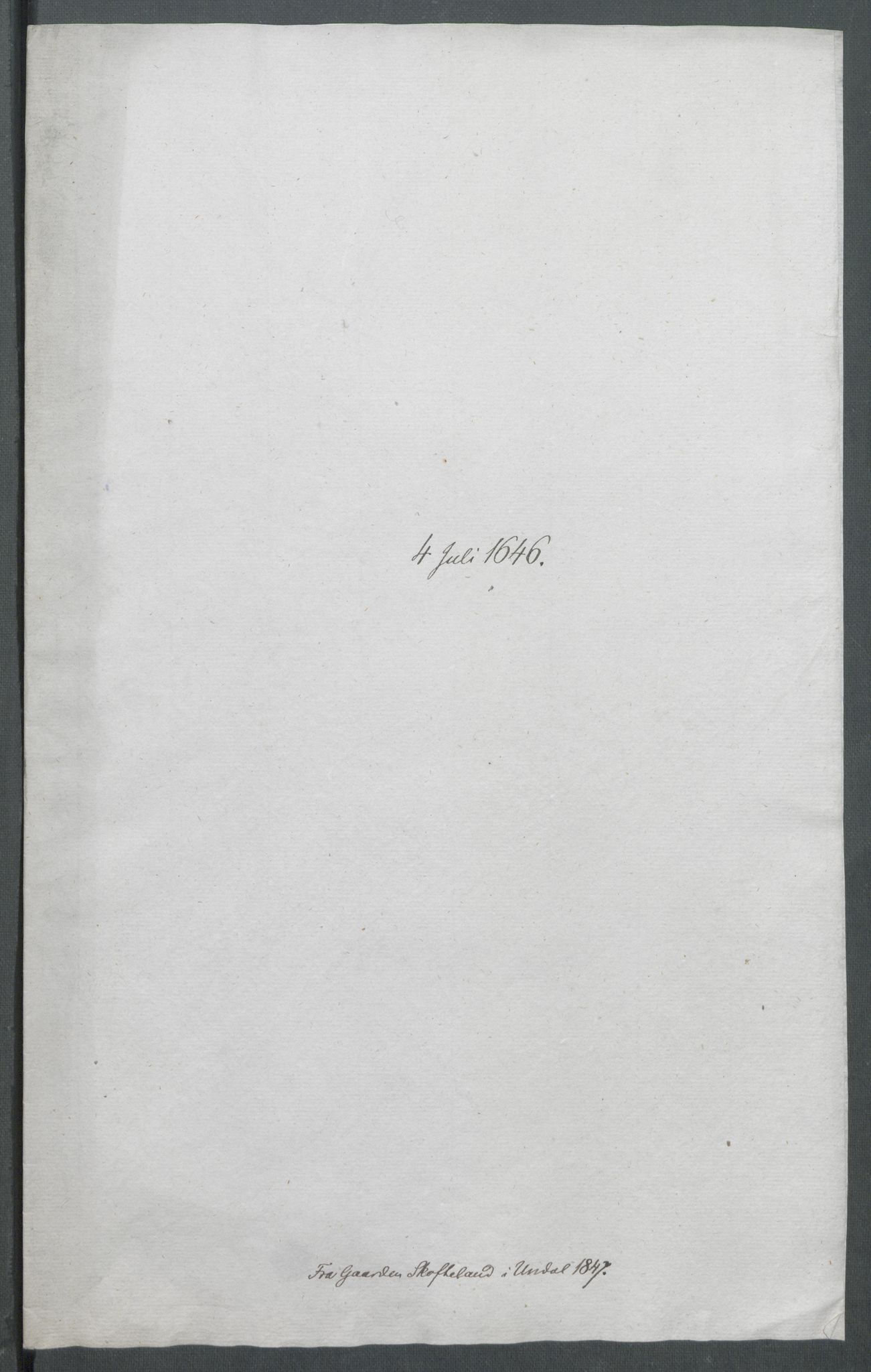 Riksarkivets diplomsamling, AV/RA-EA-5965/F02/L0159: Dokumenter, 1645-1646, p. 91