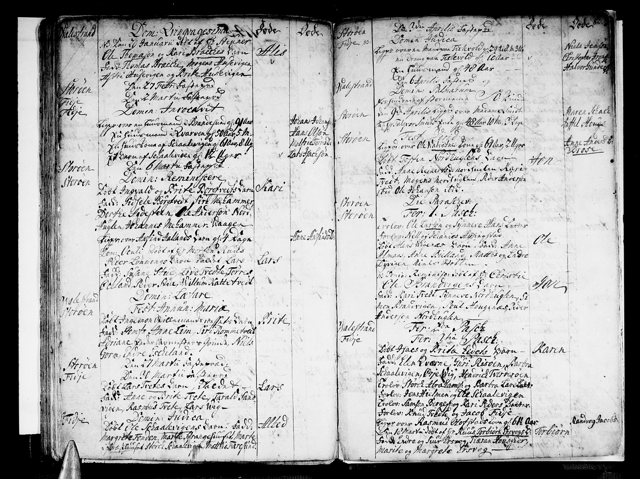 Stord sokneprestembete, AV/SAB-A-78201/H/Haa: Parish register (official) no. A 1, 1725-1744, p. 82