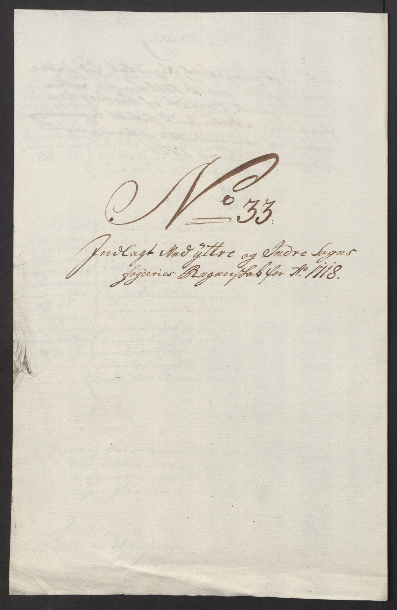 Rentekammeret inntil 1814, Reviderte regnskaper, Fogderegnskap, AV/RA-EA-4092/R52/L3321: Fogderegnskap Sogn, 1717-1718, p. 694