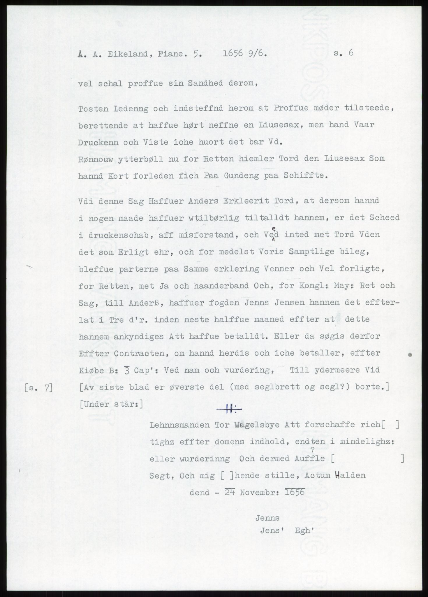 Samlinger til kildeutgivelse, Diplomavskriftsamlingen, AV/RA-EA-4053/H/Ha, p. 109