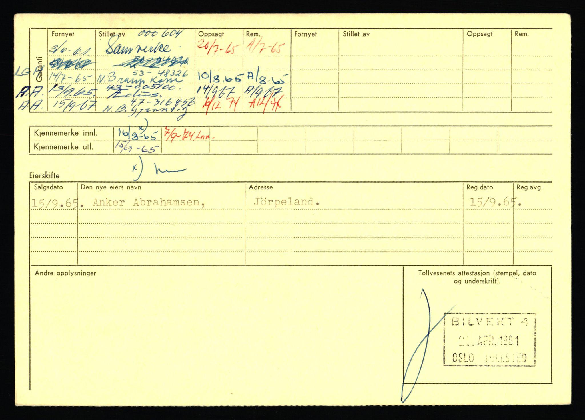 Stavanger trafikkstasjon, AV/SAST-A-101942/0/F/L0071: L-80500 - L-82199, 1930-1971, p. 554